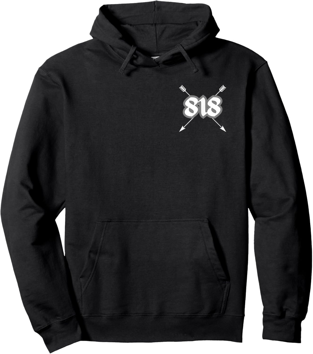 Valley Born and Raised 818 SFV San Fernando Valley Hoodie - Hoodie | Black