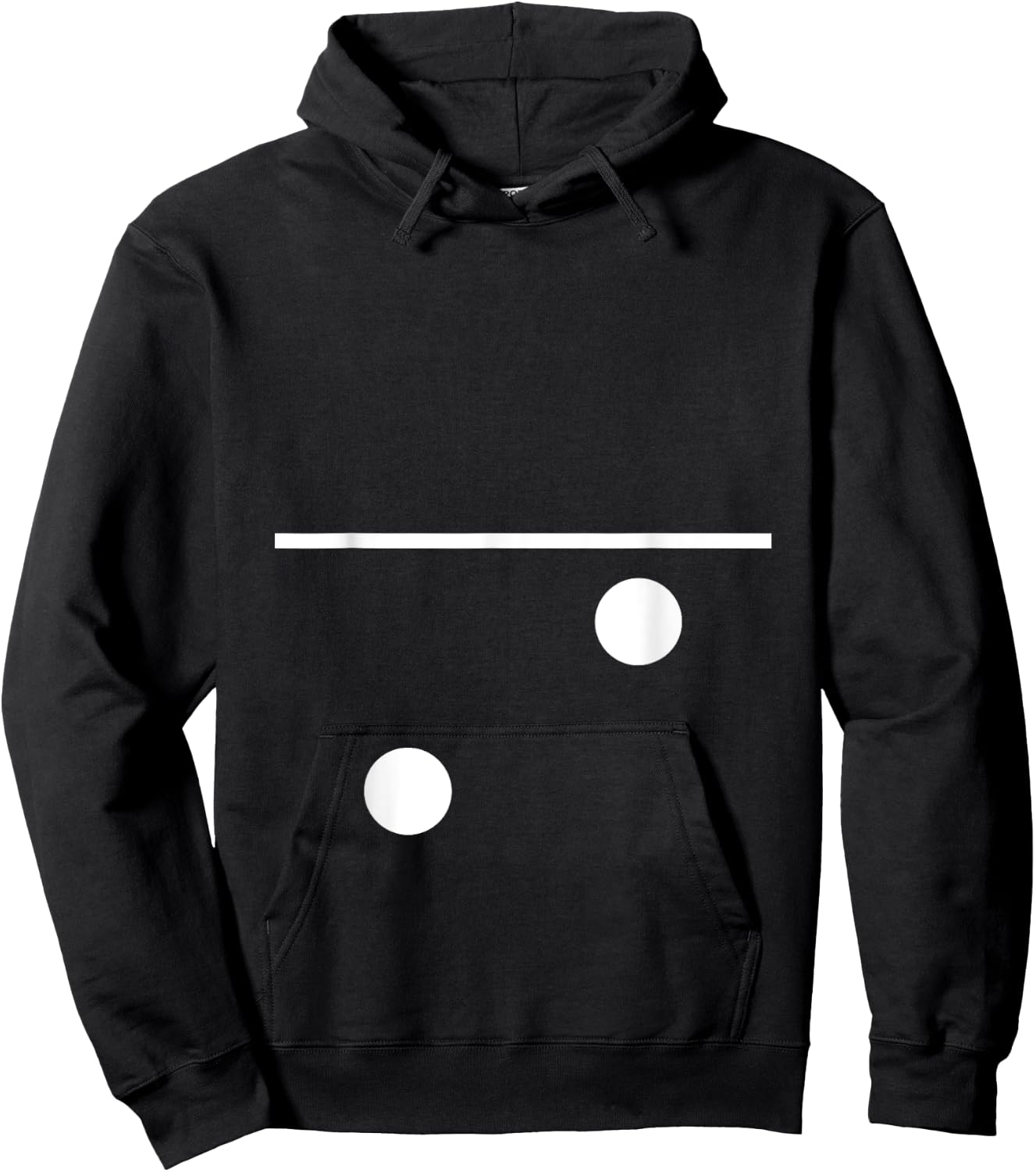 Domino Blank and 2 Matching Halloween Gift Group Costume 0-2 Hoodie - Hoodie | Black