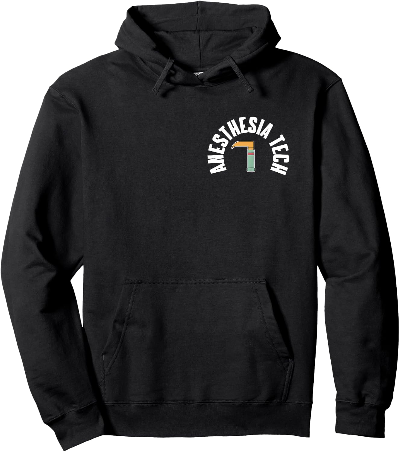 Anesthesia Tech Pocket Outfit Anesthesia Technology Hoodie - Hoodie | Black