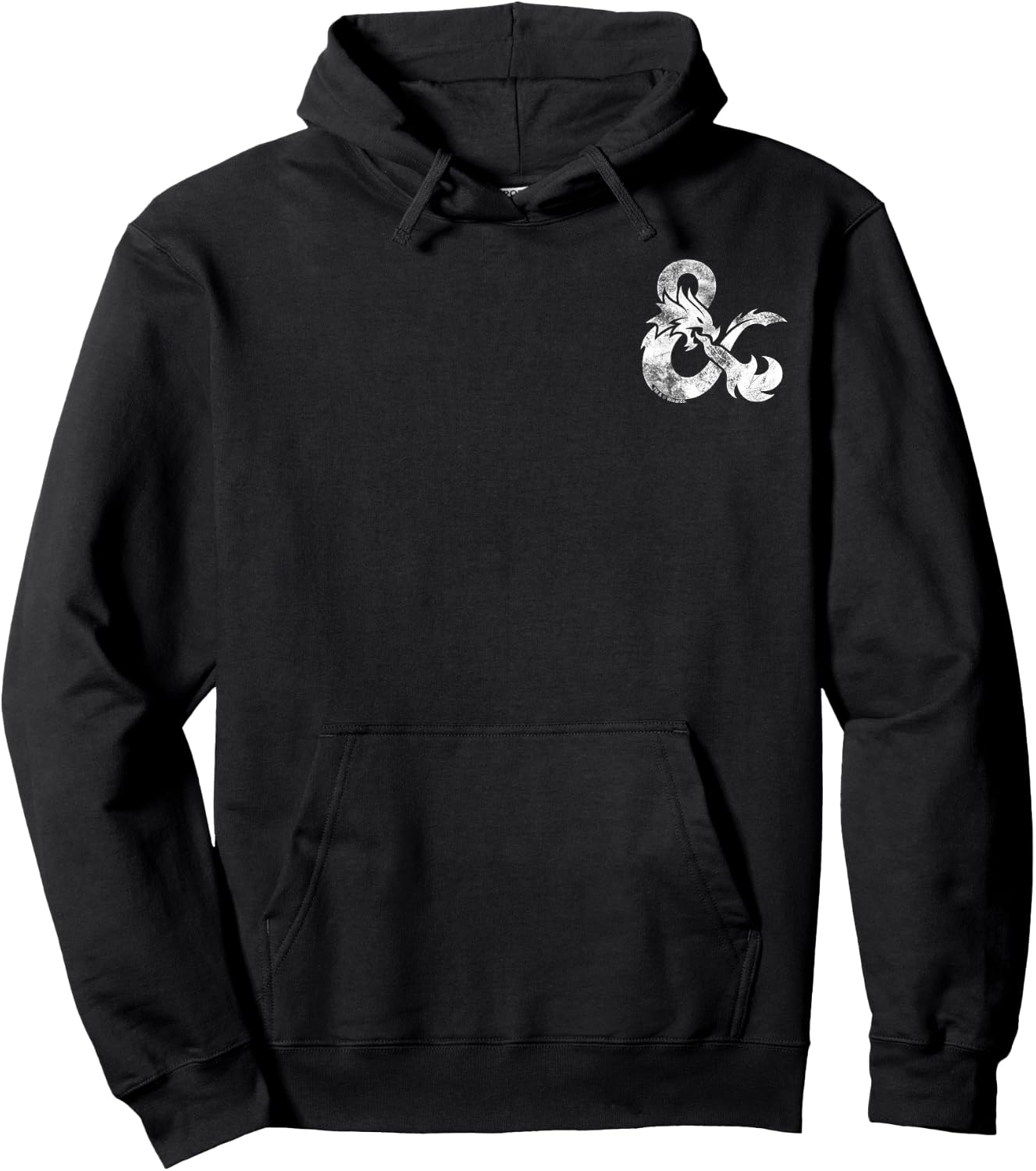 Dungeons & Dragons Dragon Ampersand Pocket Logo , black Hoodie - Hoodie | Black
