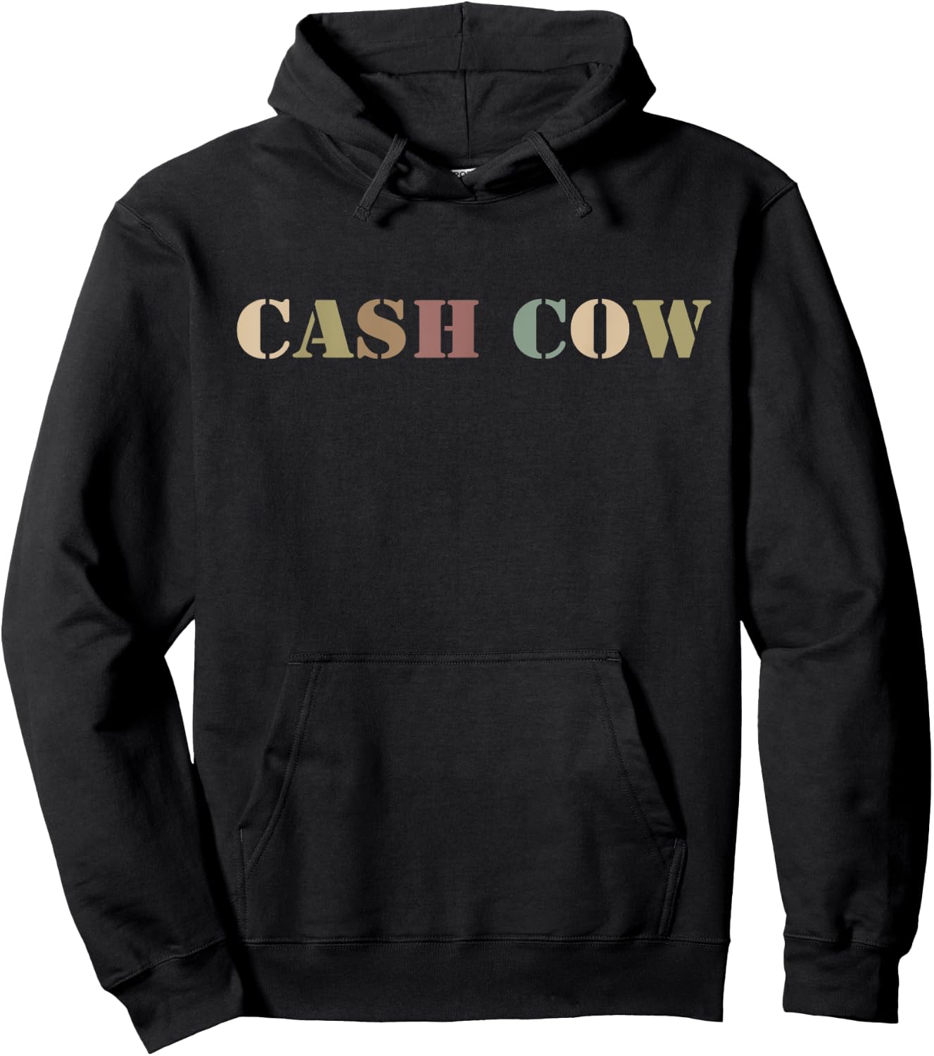 Cash Cow Funny Successful Business Money Hoodie - Hoodie | Black
