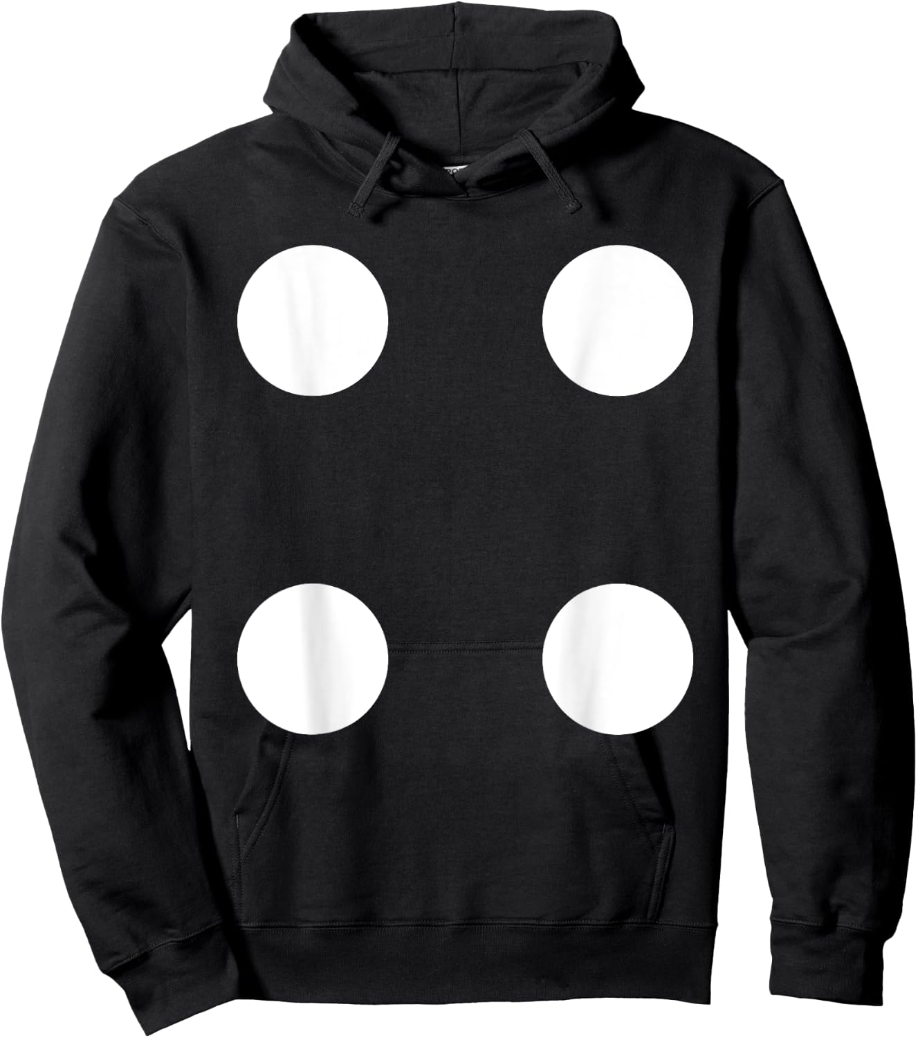 Human Dice Number 4 Group Matching Halloween Costume Family Hoodie - Hoodie | Black