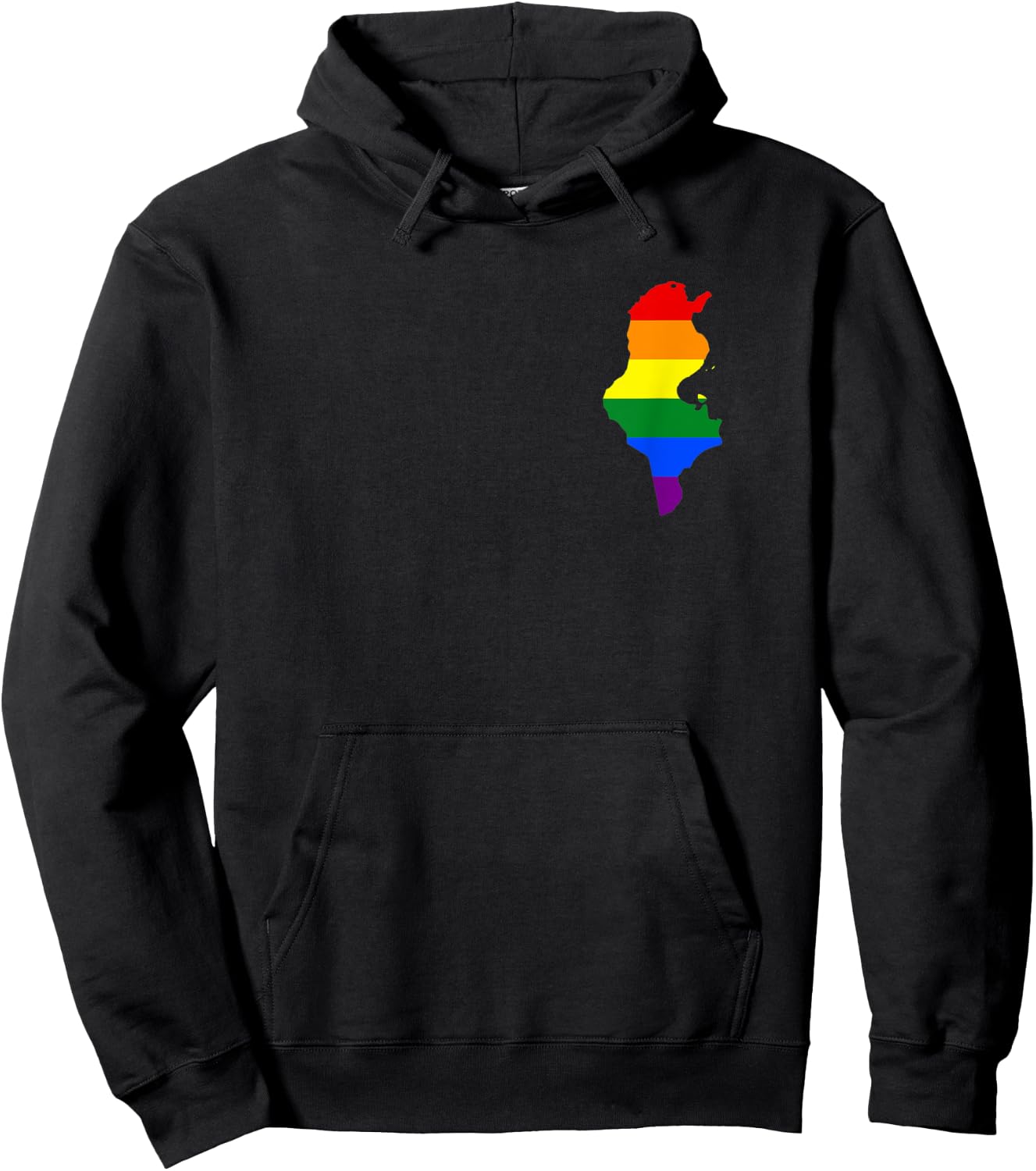 Tunesien LGBT Deko Nordafrika Tunis Pride Gay Herren Gender Hoodie - Hoodie | Black