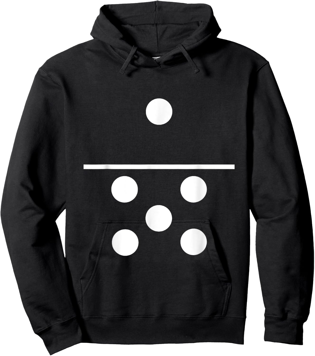 Domino One Five Matching Halloween Gift Group Costumes 1-5 Hoodie - Hoodie | Black
