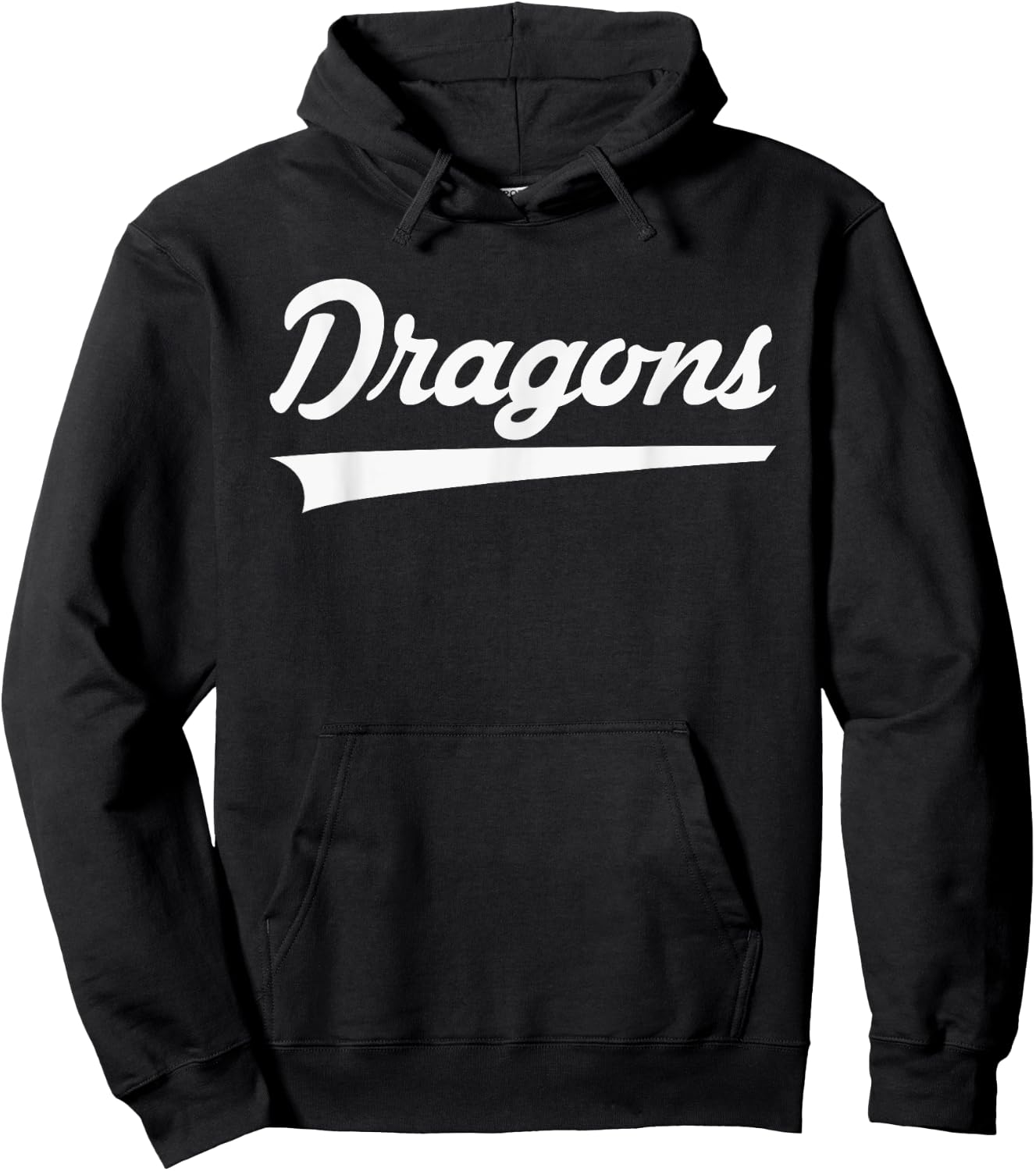 New Palestine Dragons Vintage Swoosh Hoodie - Hoodie | Black