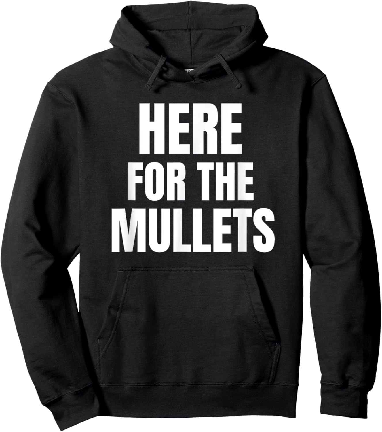Here for the Mullets Country Music Hoodie - Hoodie | Black