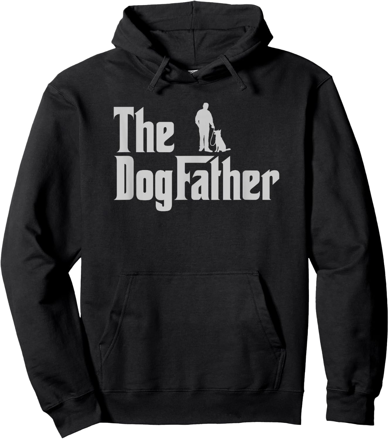 The Dogfather Dog Dad Funny Dog Lover Dog Father Hoodie - Hoodie | Black