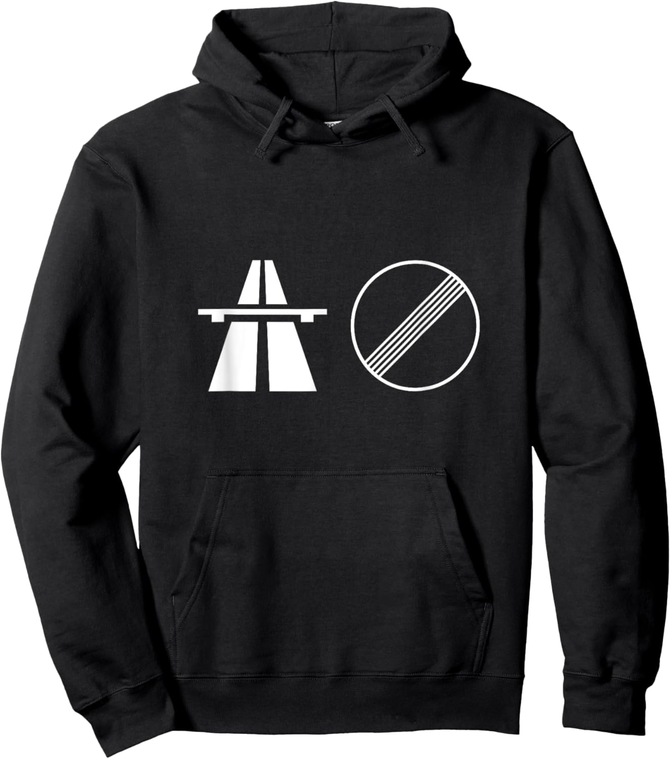 No speed limit on the german autobahn Hoodie - Hoodie | Black