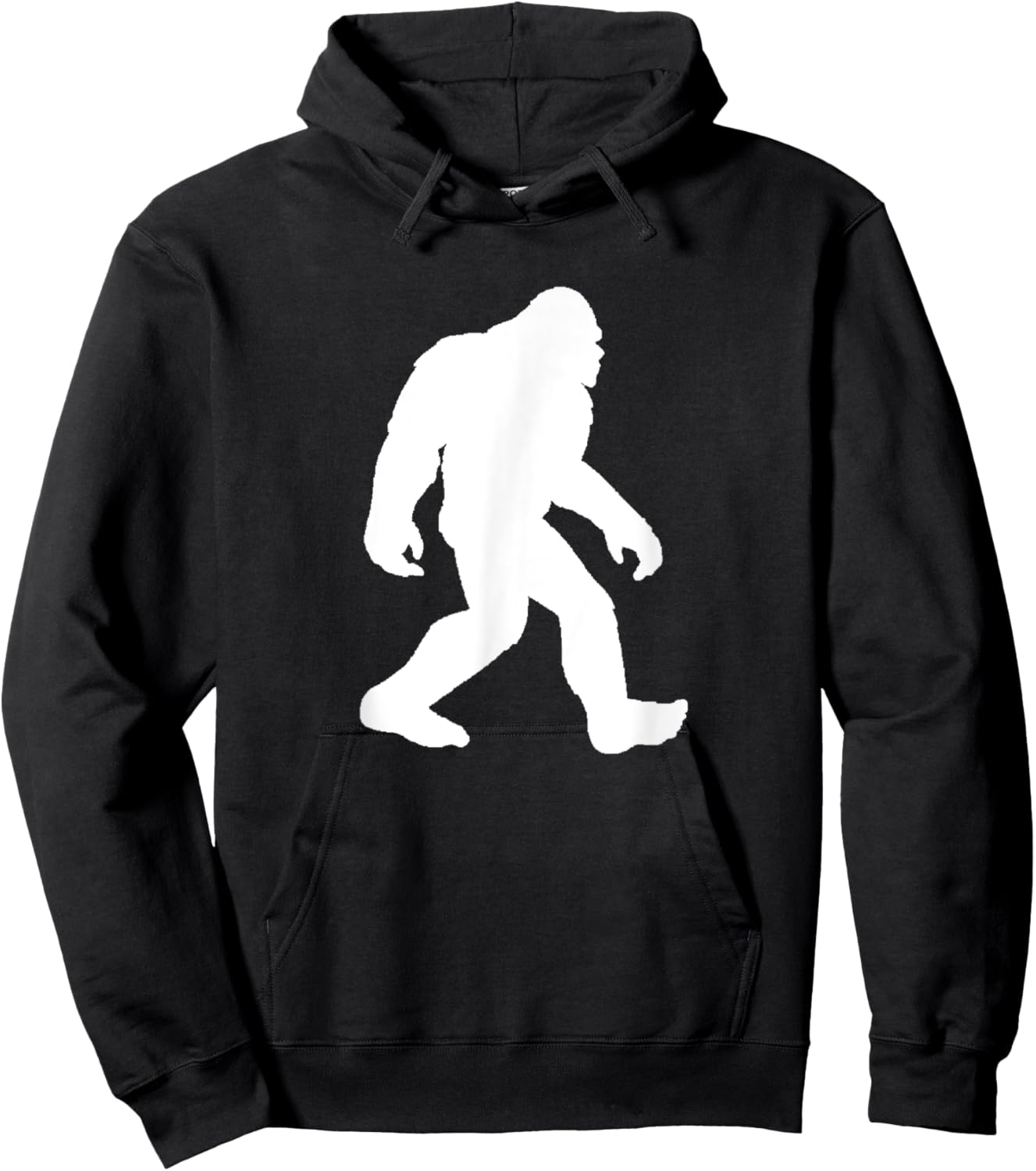 Classic Bigfoot Silhouette Hoodie - Hoodie | Black