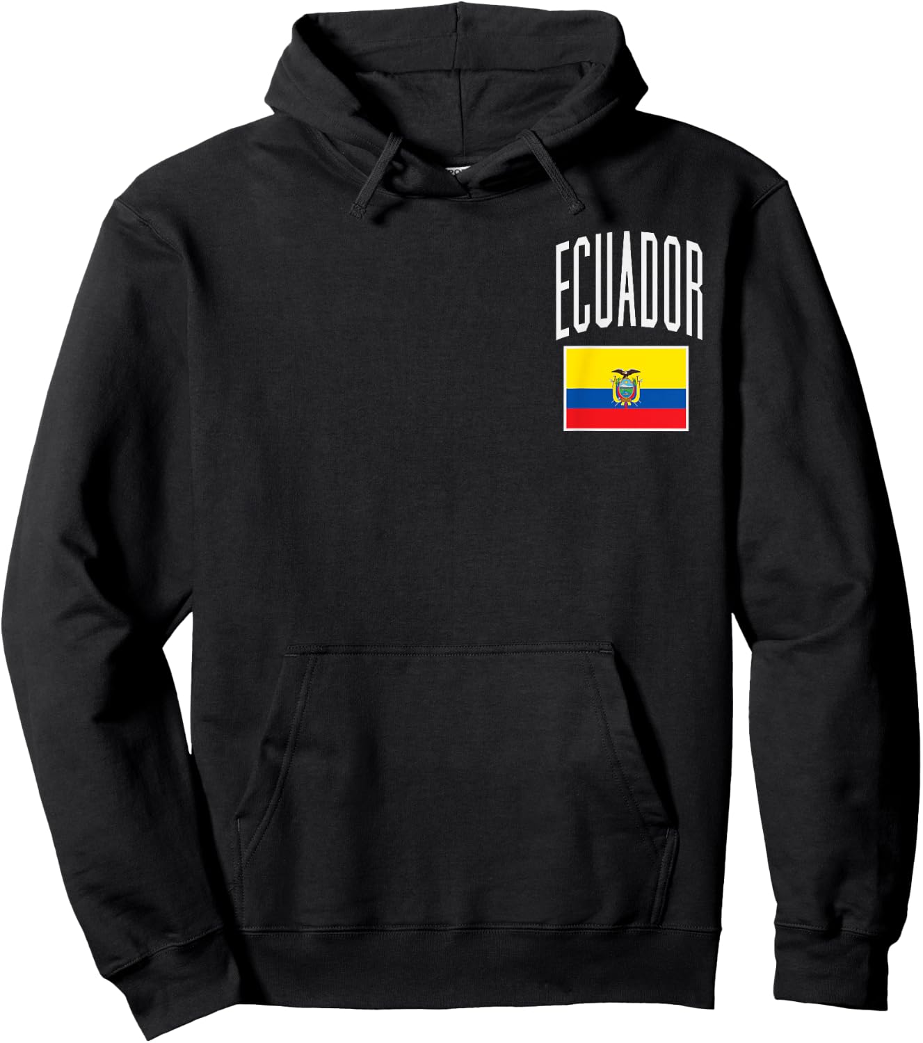 Ecuador Flag Ecuadorian Football Soccer Fan Men Women Kids Hoodie - Hoodie | Black