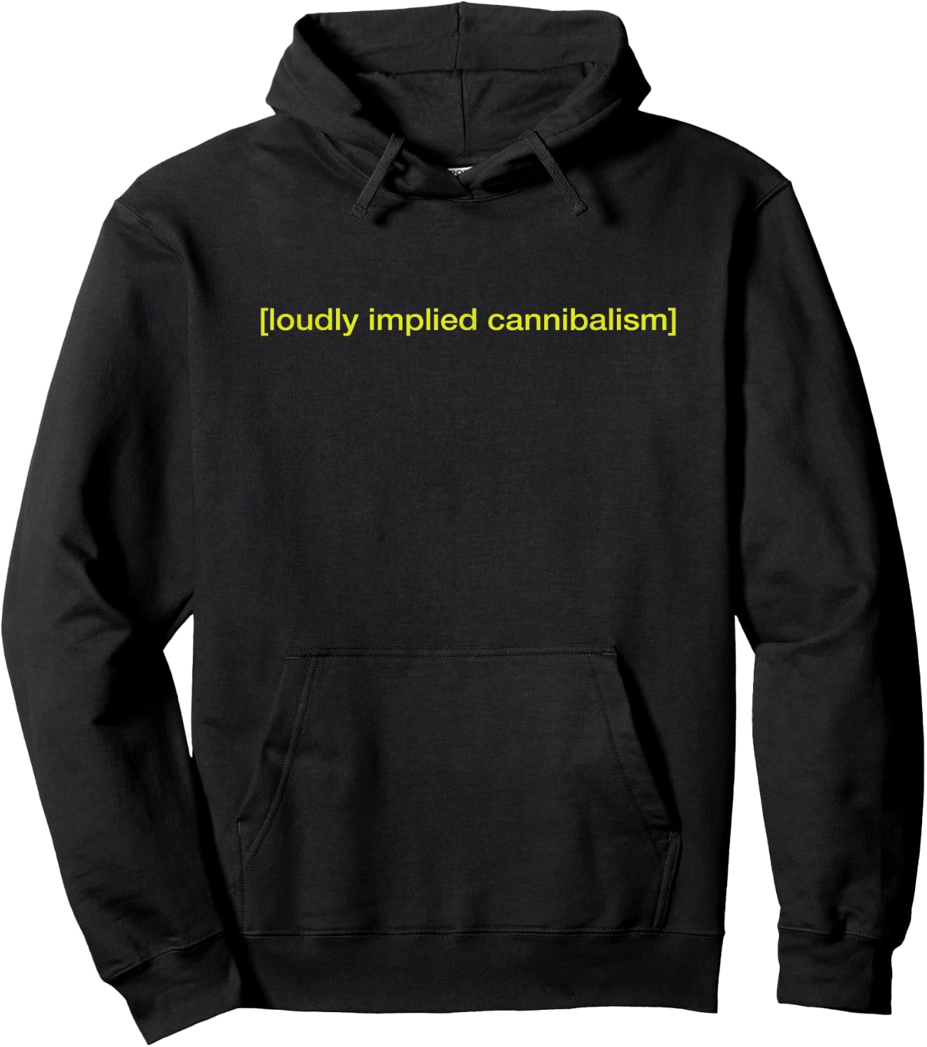 [loudly implied cannibalism] Funny Streaming Subtitles Hoodie - Hoodie | Black