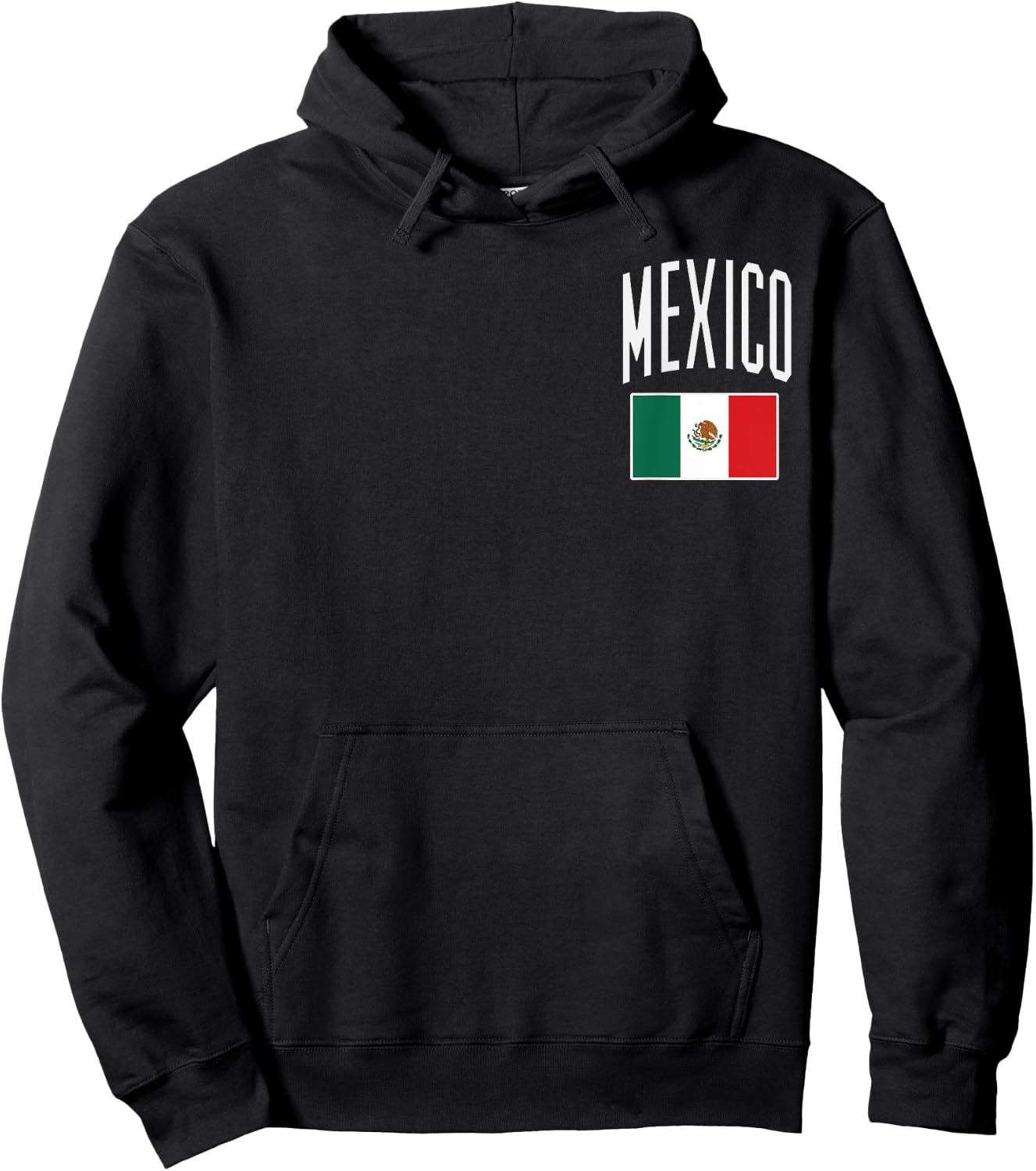 Mexico Flag Mexican Football Soccer Fan Men Women Boys Kids Hoodie - Hoodie | Black