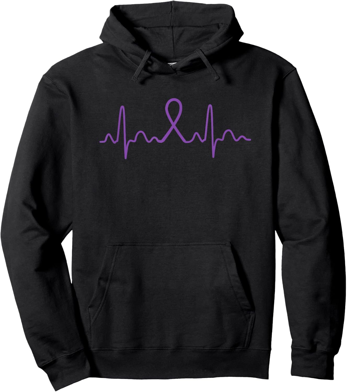 Heartbeat - Hodgkin's Lymphoma Cancer Shirt & Gift Hoodie - Hoodie | Black