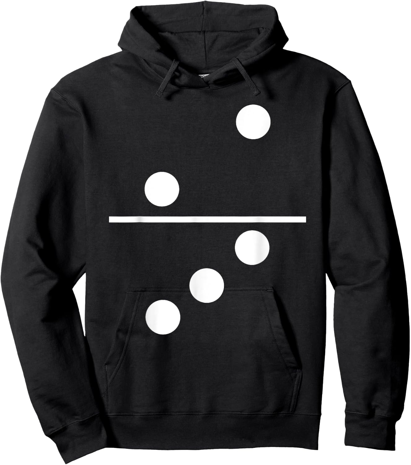 Domino Two Three Matching Halloween Group Cute Costumes 2-3 Hoodie - Hoodie | Black