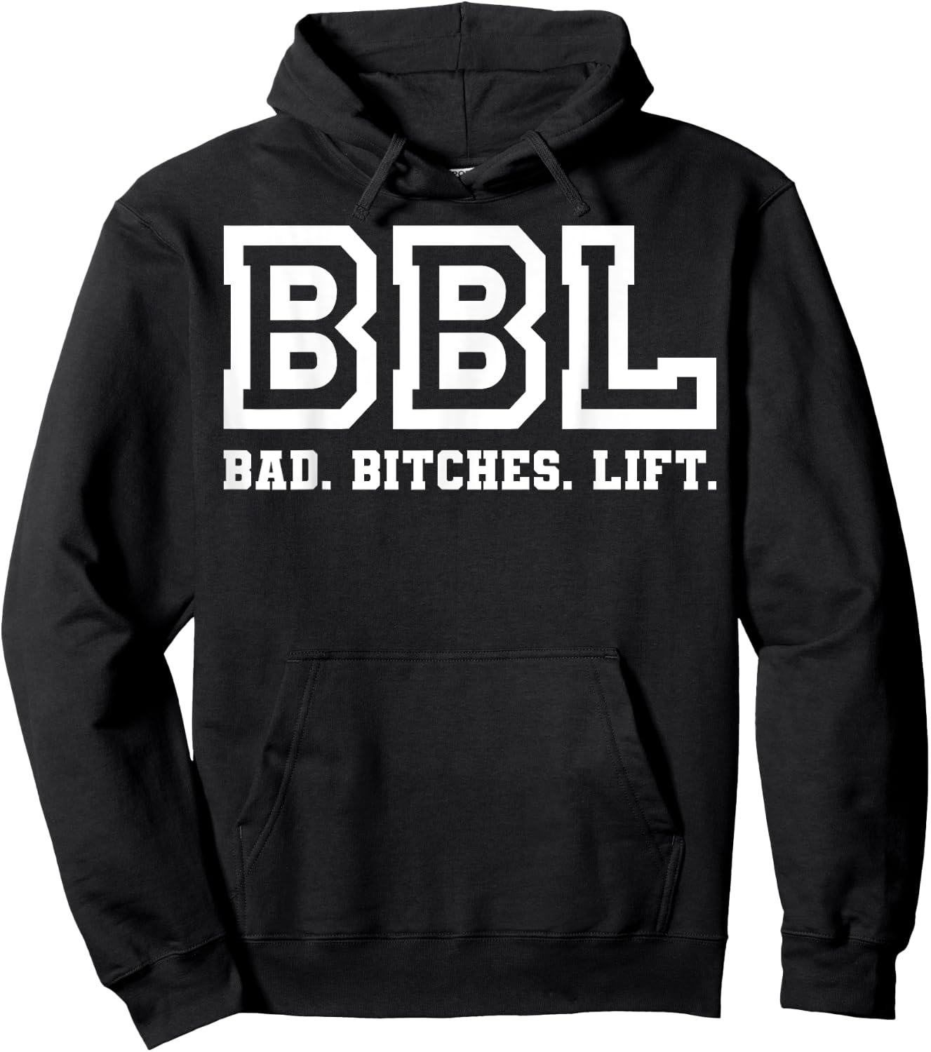 Bad Bitches Lift Heavy Fitness Gym Workout cool apparel Hoodie - Hoodie | Black