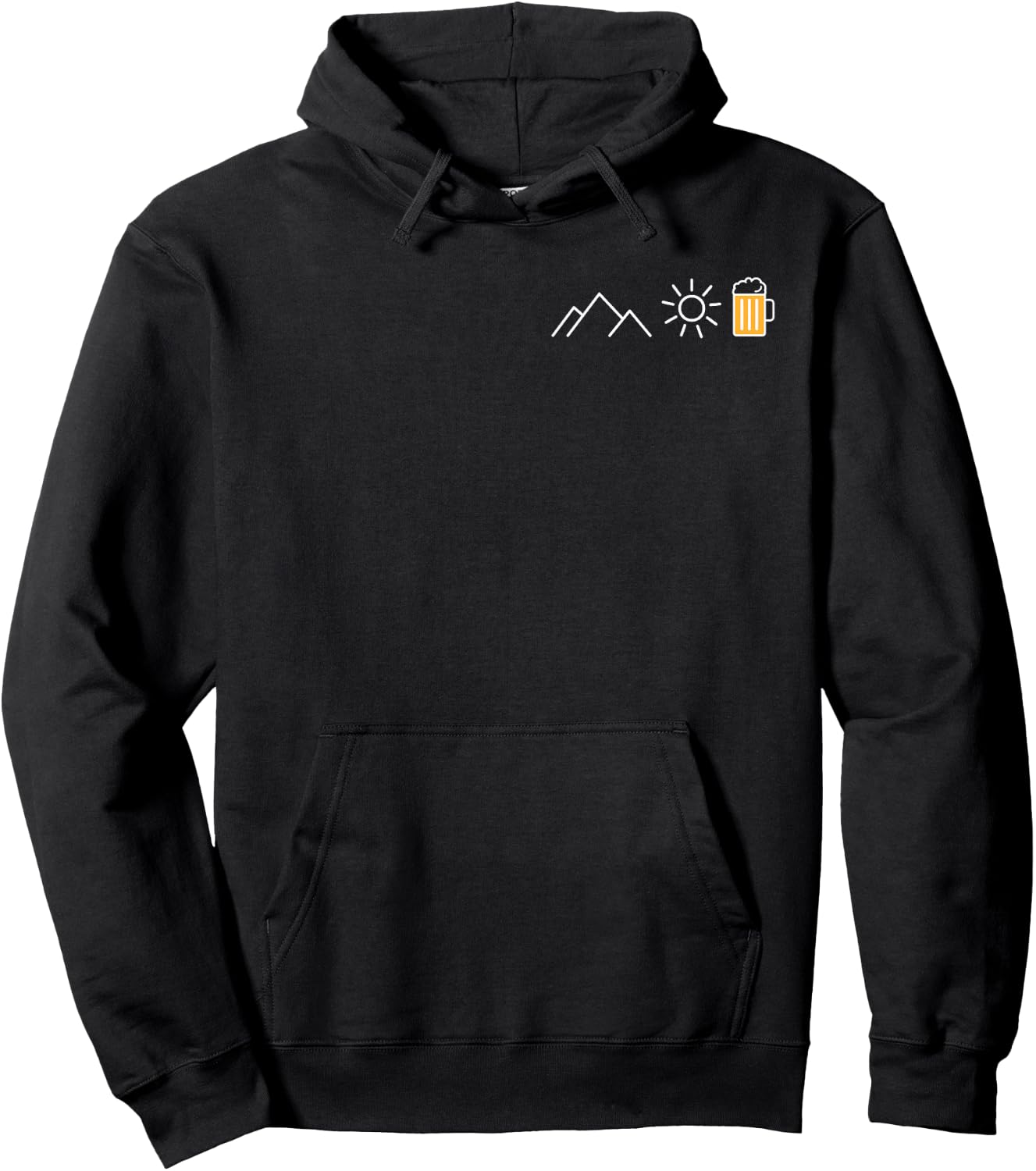 Mountain Sun Beer X Mountaineering Hiker Tasty Beer Hoodie - Hoodie | Black