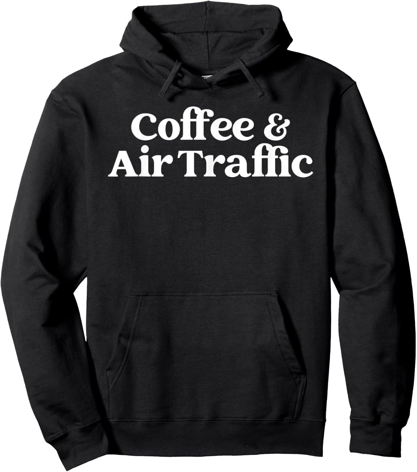 Coffee and Air Traffic Control Air Traffic Controller Saying Hoodie - Hoodie | Black