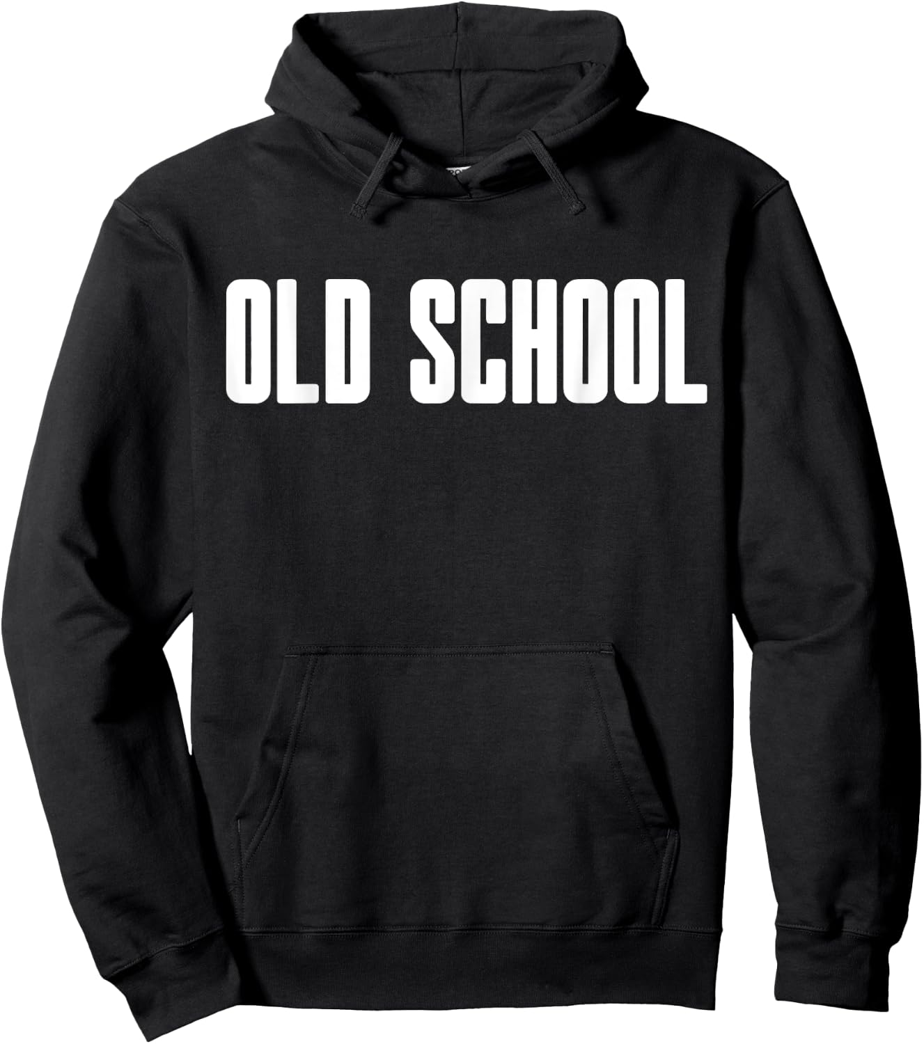 Old School - Classical Trendy 70s 80s 90s Fun Hoodie - Hoodie | Black
