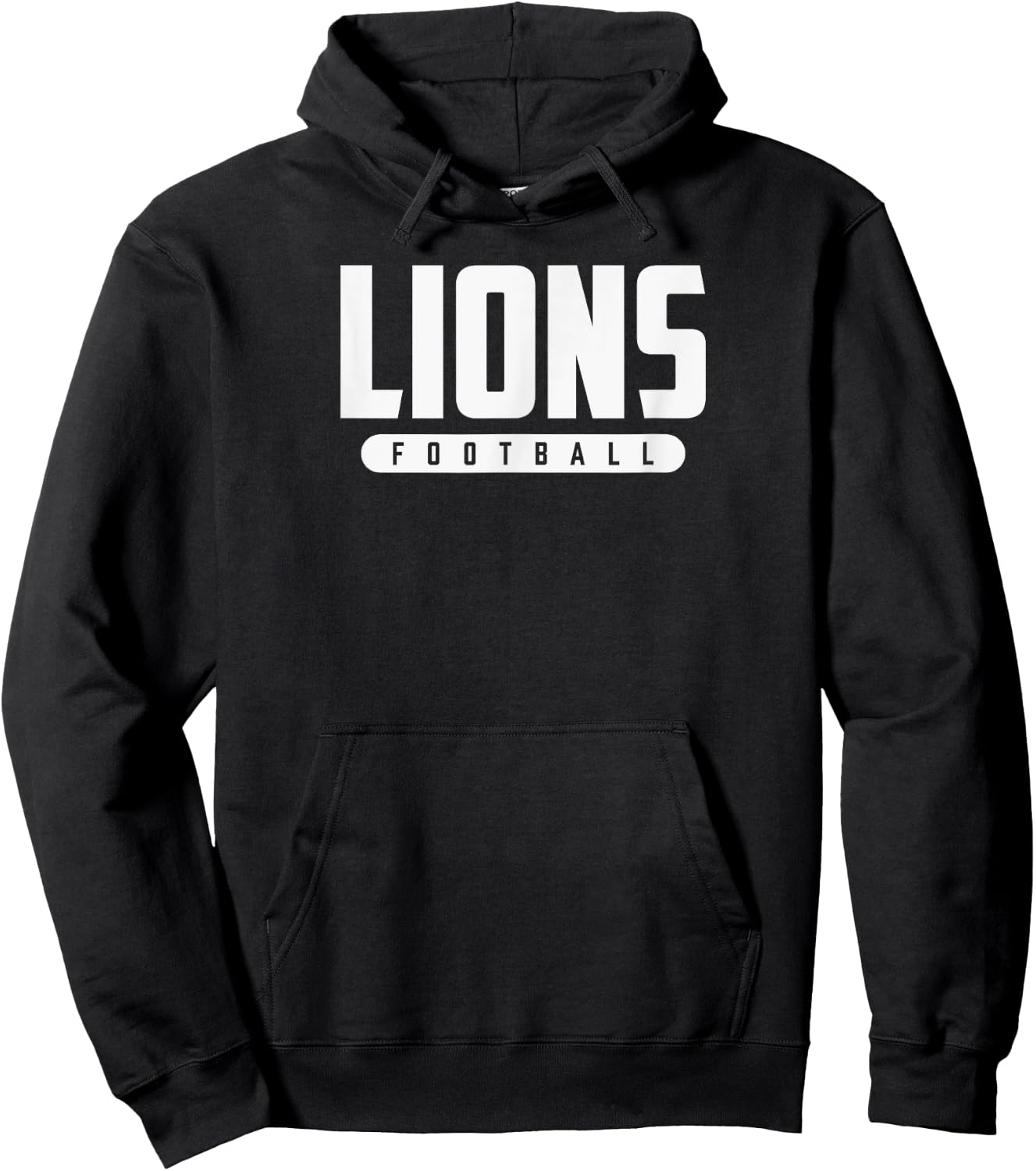 Moore Lions Football Hoodie - Hoodie | Black