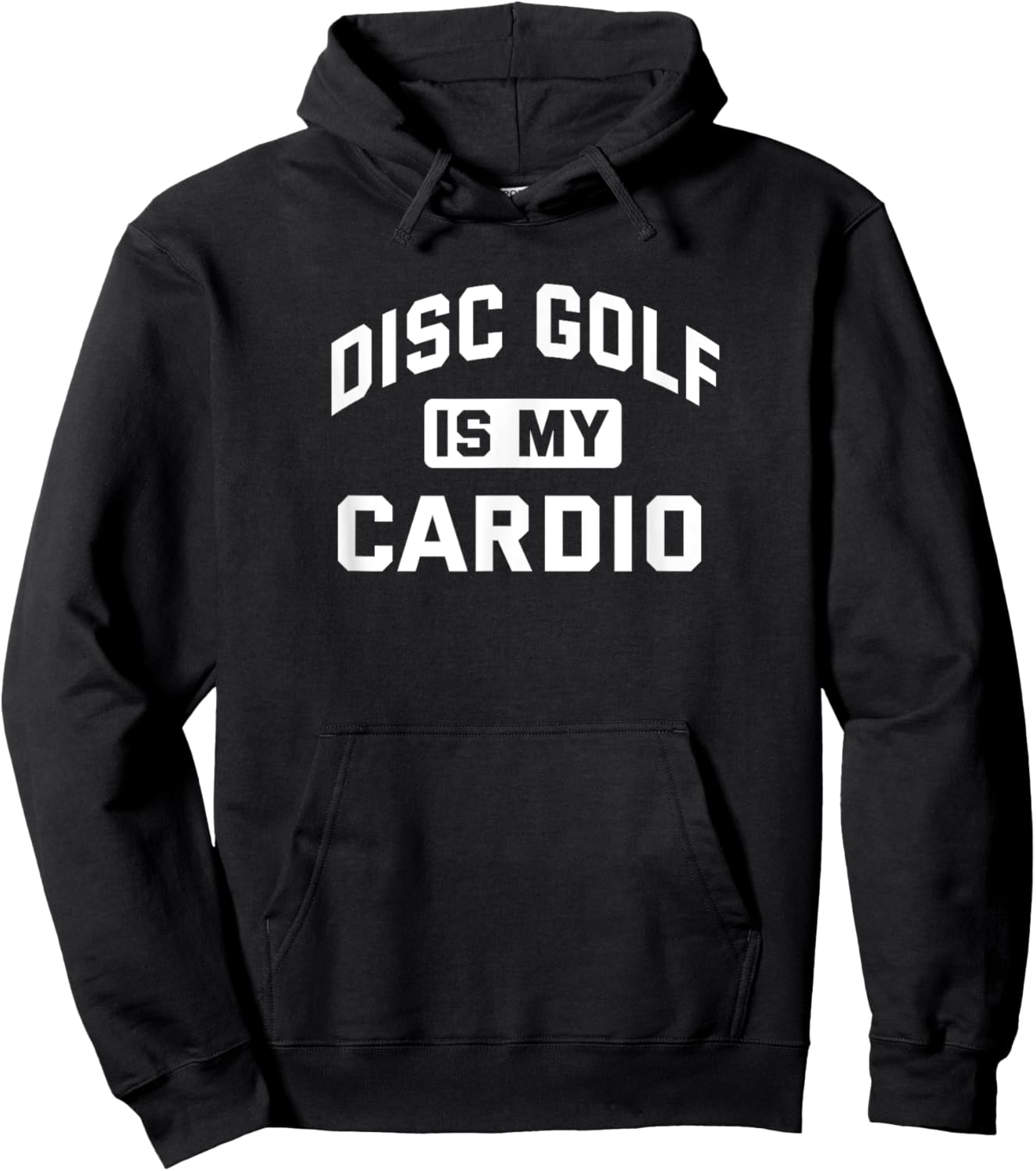 Funny Retro Disc & Disk Golf Ultimate Frisbee Player Hoodie - Hoodie | Black