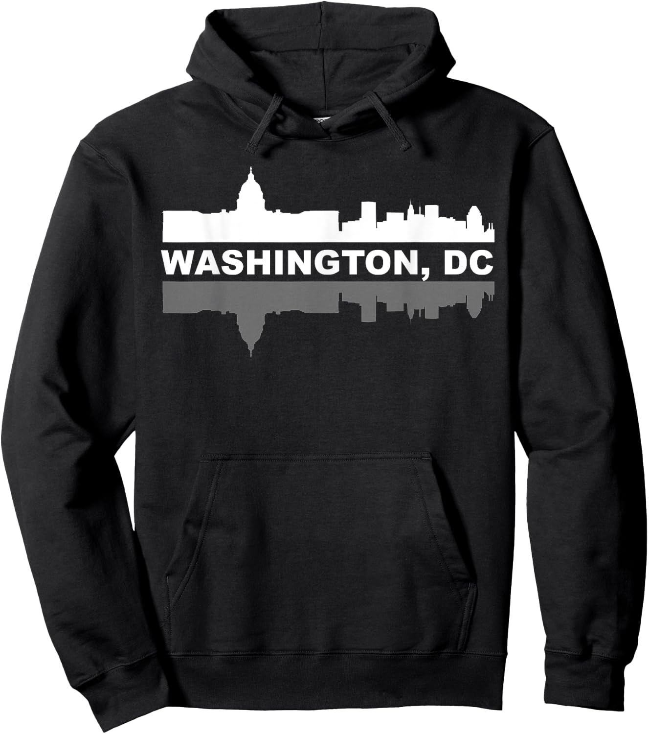 Washington DC Capitol Hill USA Flag Souvenir Shirt Hoodie - Hoodie | Black
