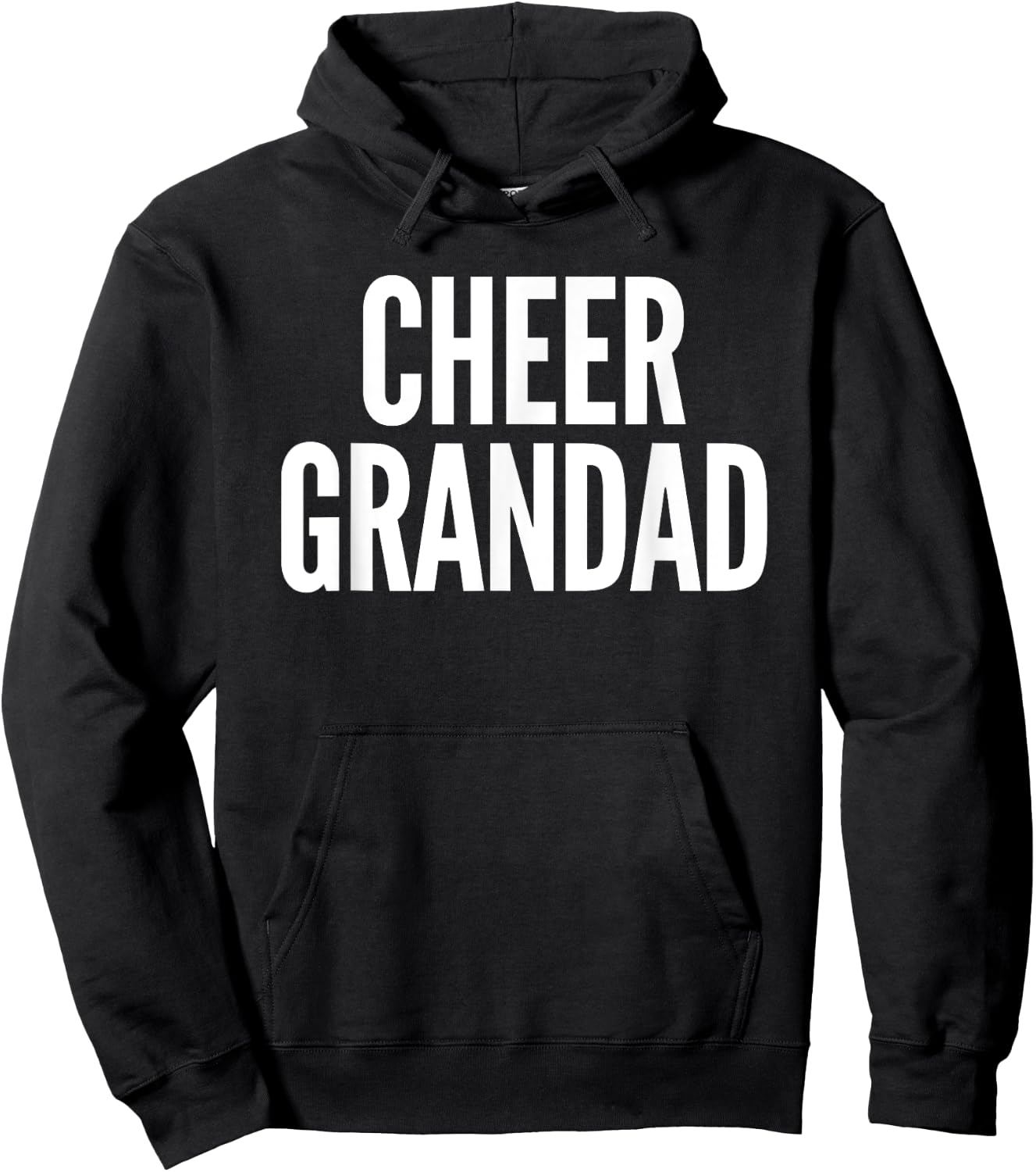 Cheer Grandad Cheerleader Grandpa Hoodie - Hoodie | Black