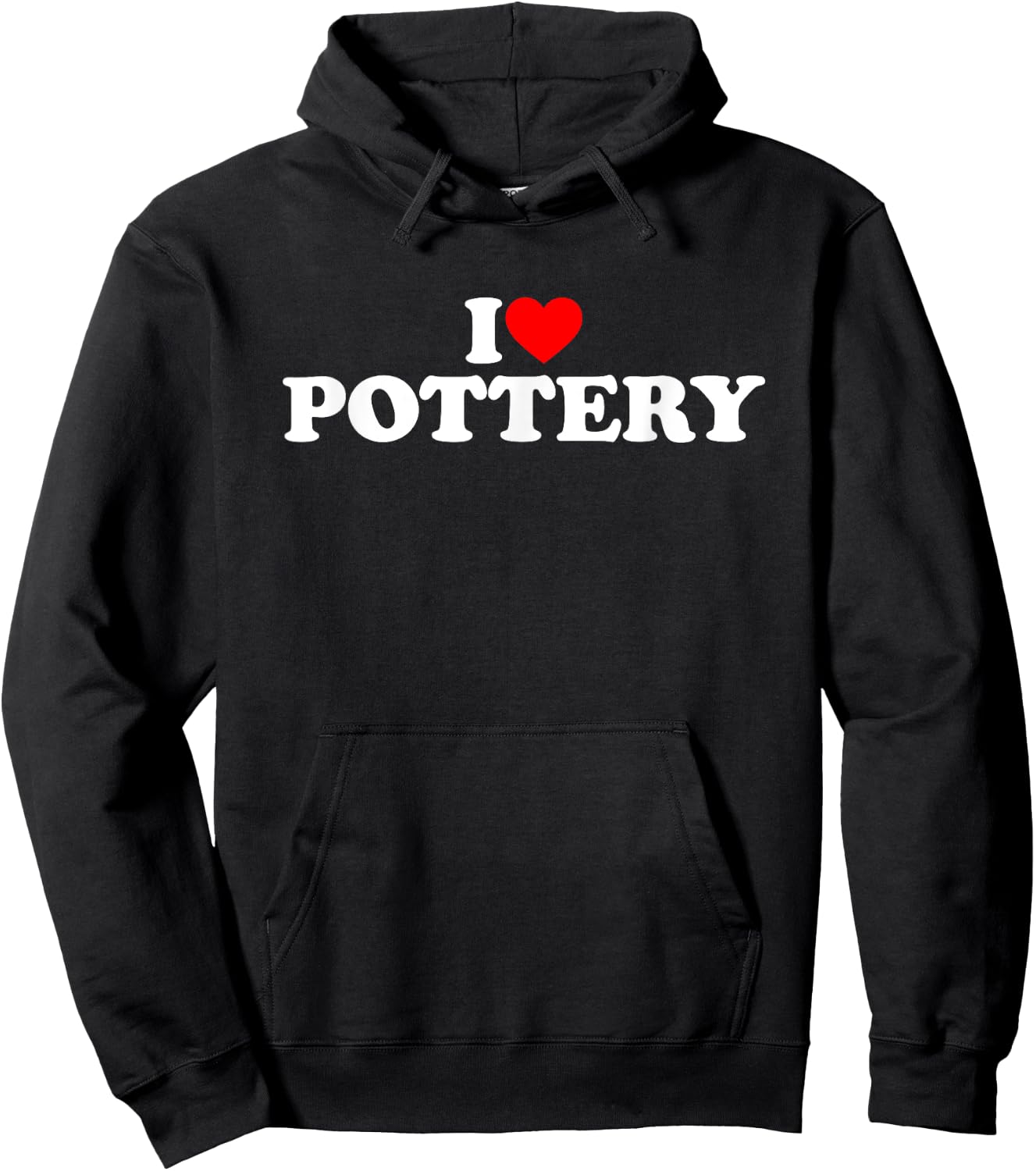 I Love Pottery Hoodie - Hoodie | Black
