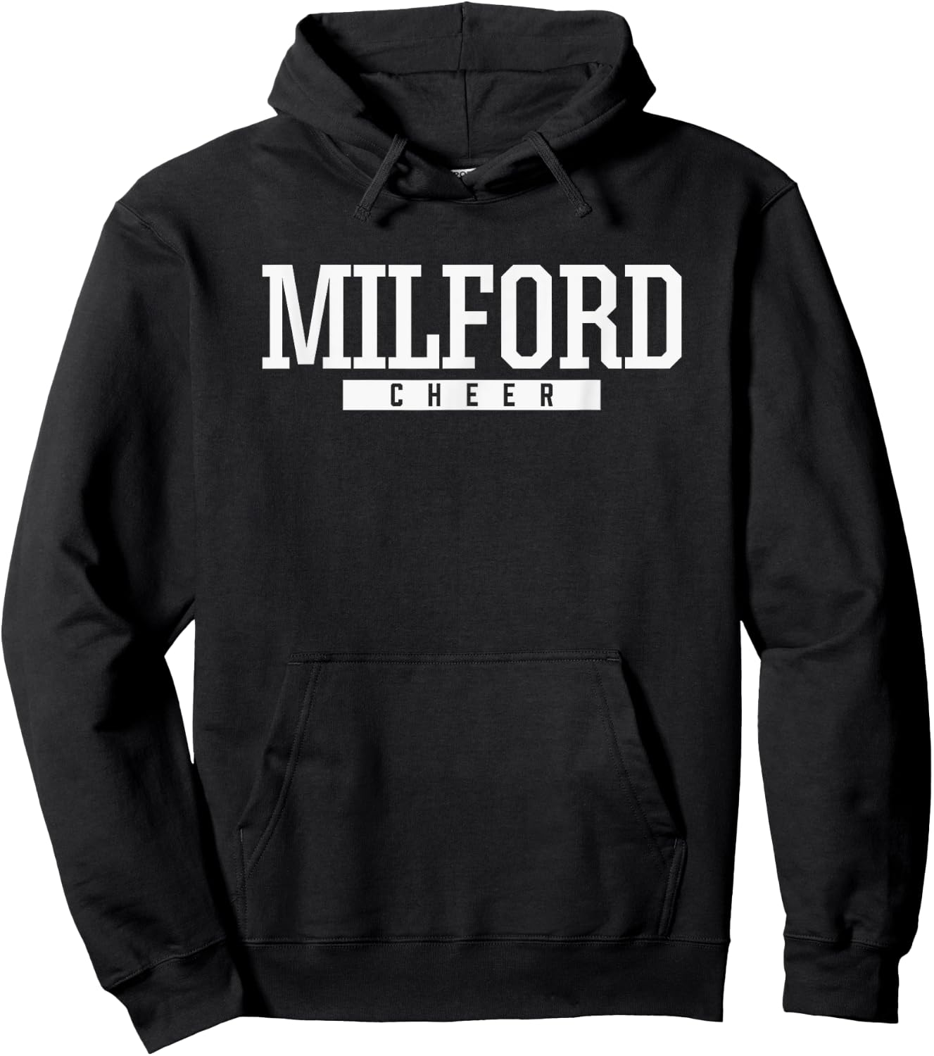 Milford High School Cheer Hoodie - Hoodie | Black