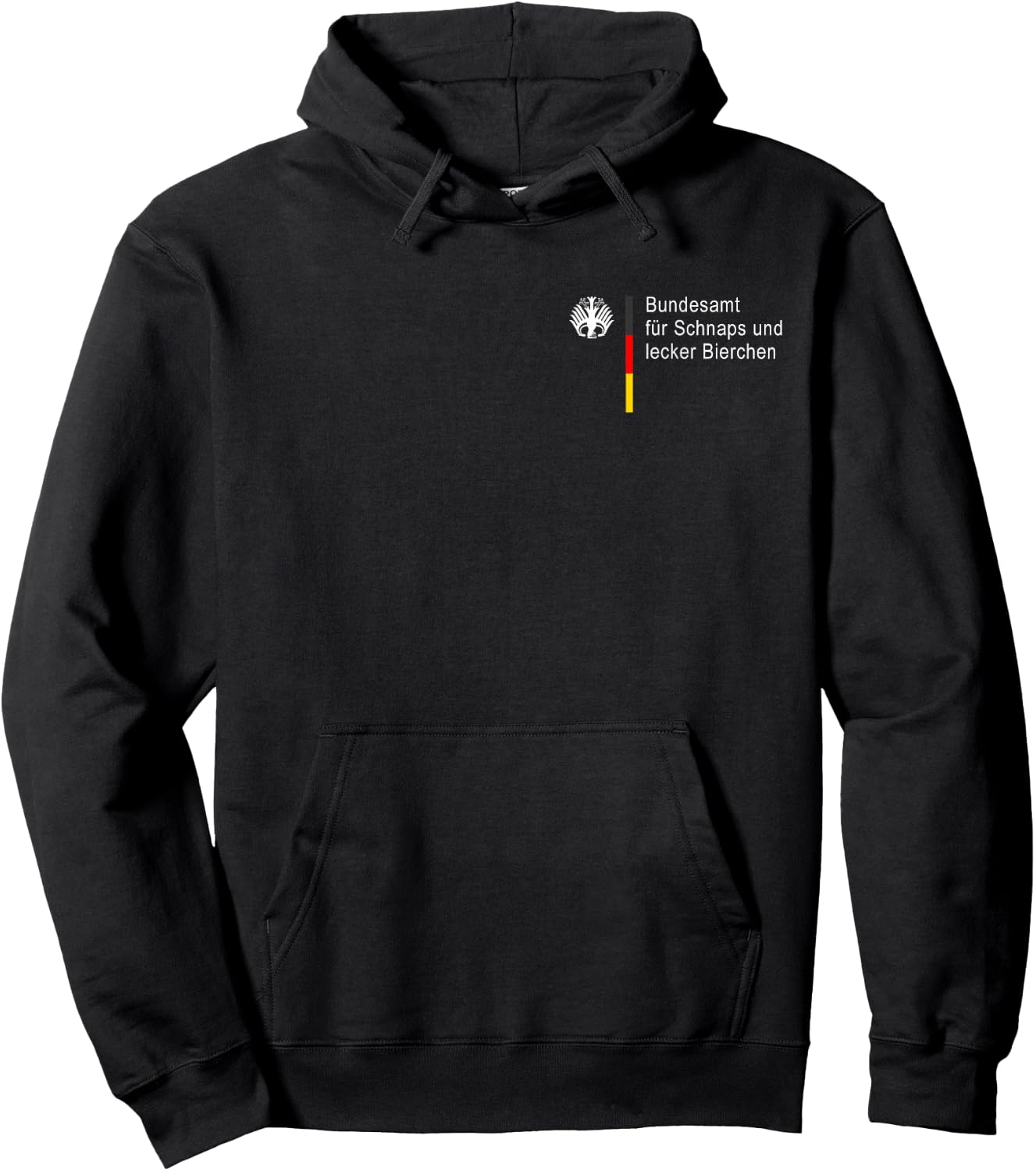 German Federal Office for Schnapps and Delicious Beer (Fun) Hoodie - Hoodie | Black
