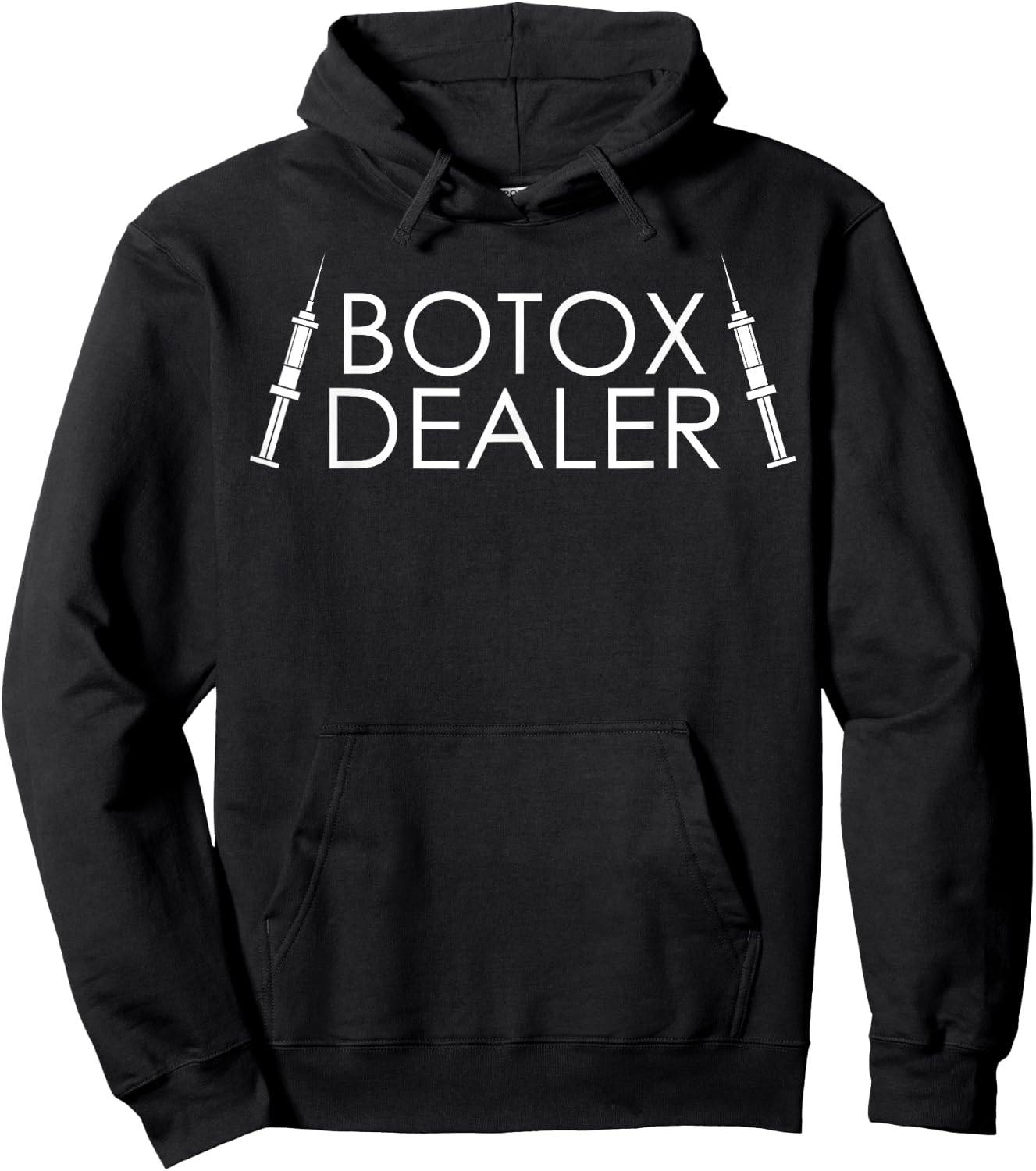Botox Dealer Syringe Cosmetic Aesthetic Nurse Injector Hoodie - Hoodie | Black