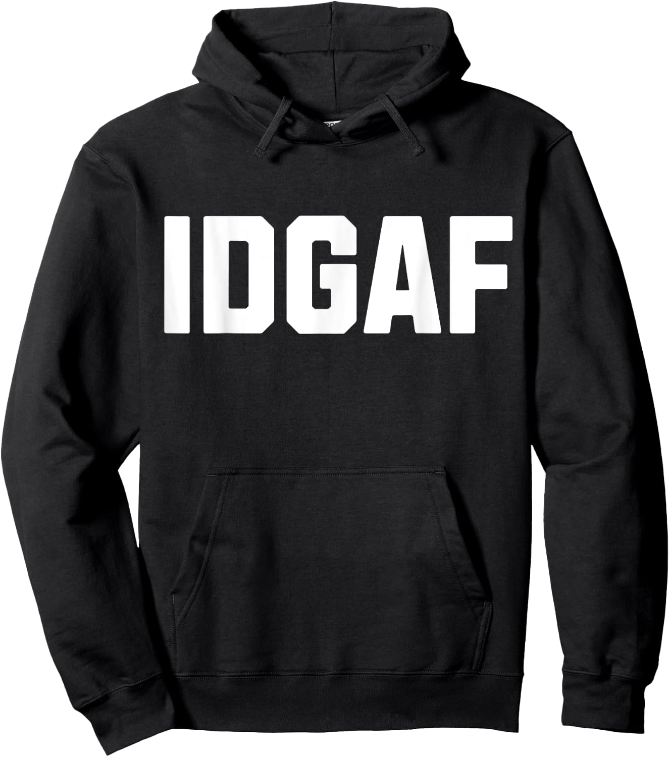 Funny Graphic I Don't Give A Fuck Profanity Shirt Hoodie - Hoodie | Black