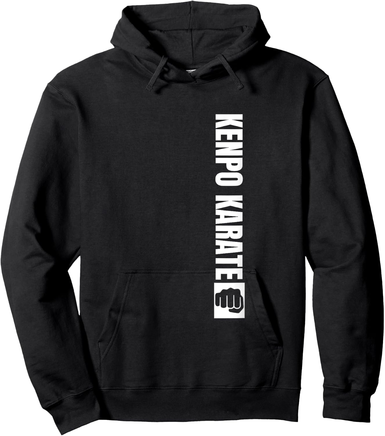 Kenpo Karate Coach Vintage Distressed American Kenpo Hoodie - Hoodie | Black