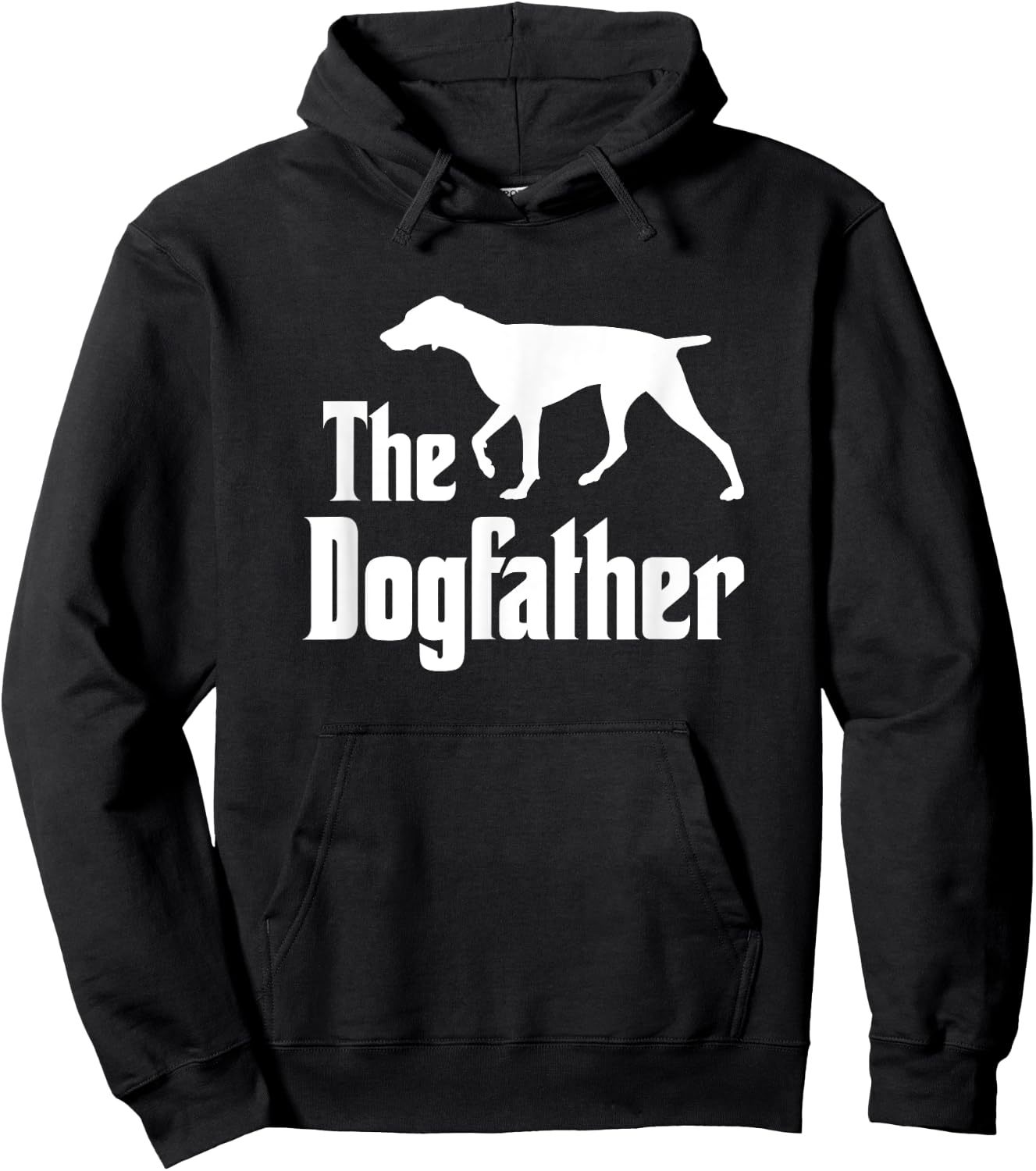 The Dogfather - funny dog, funny German Shorthaired Pointer Hoodie - Hoodie | Black