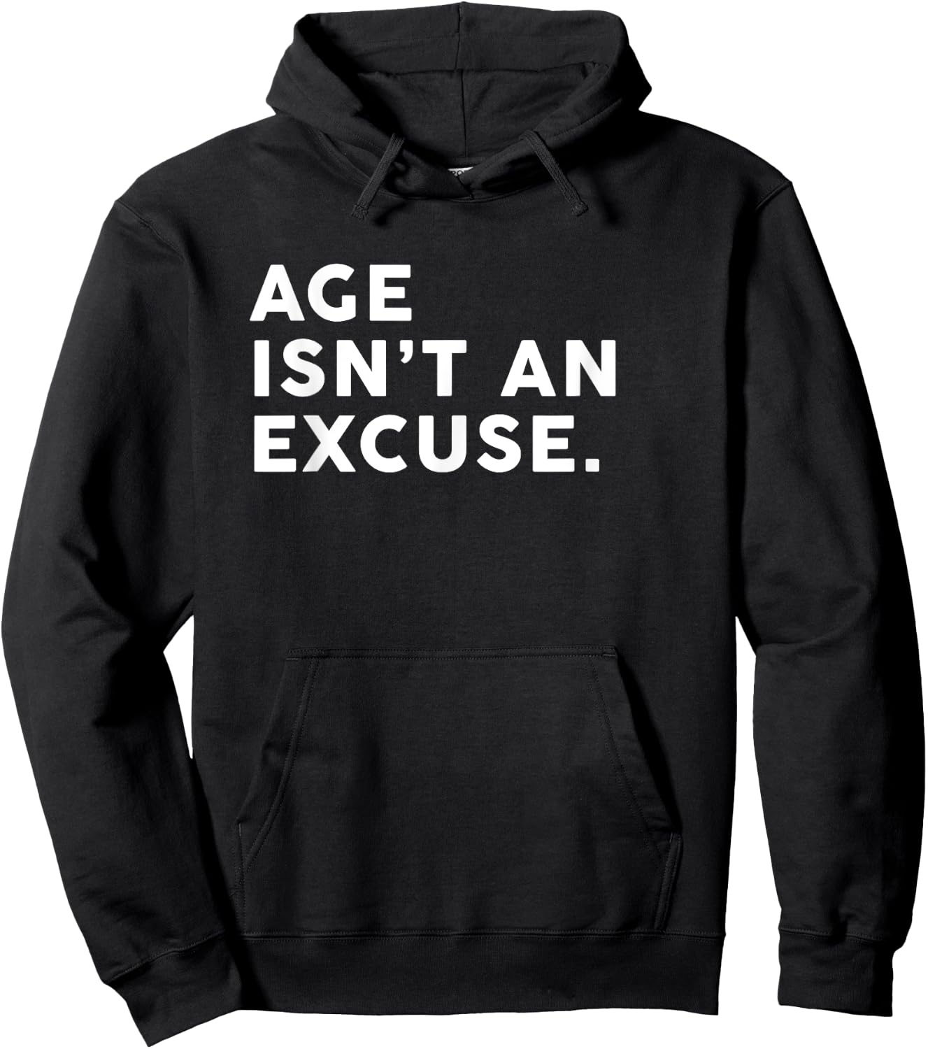 Age Isn't An Excuse Funny Fitness Women Who Lift Hoodie - Hoodie | Black