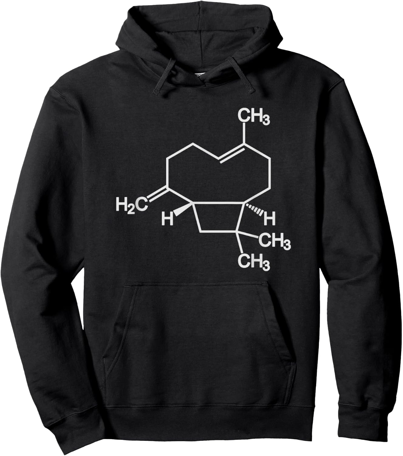 Caryophyllene Cannabis Terpene Molecule Subtle Stoner Shirt Hoodie - Hoodie | Black