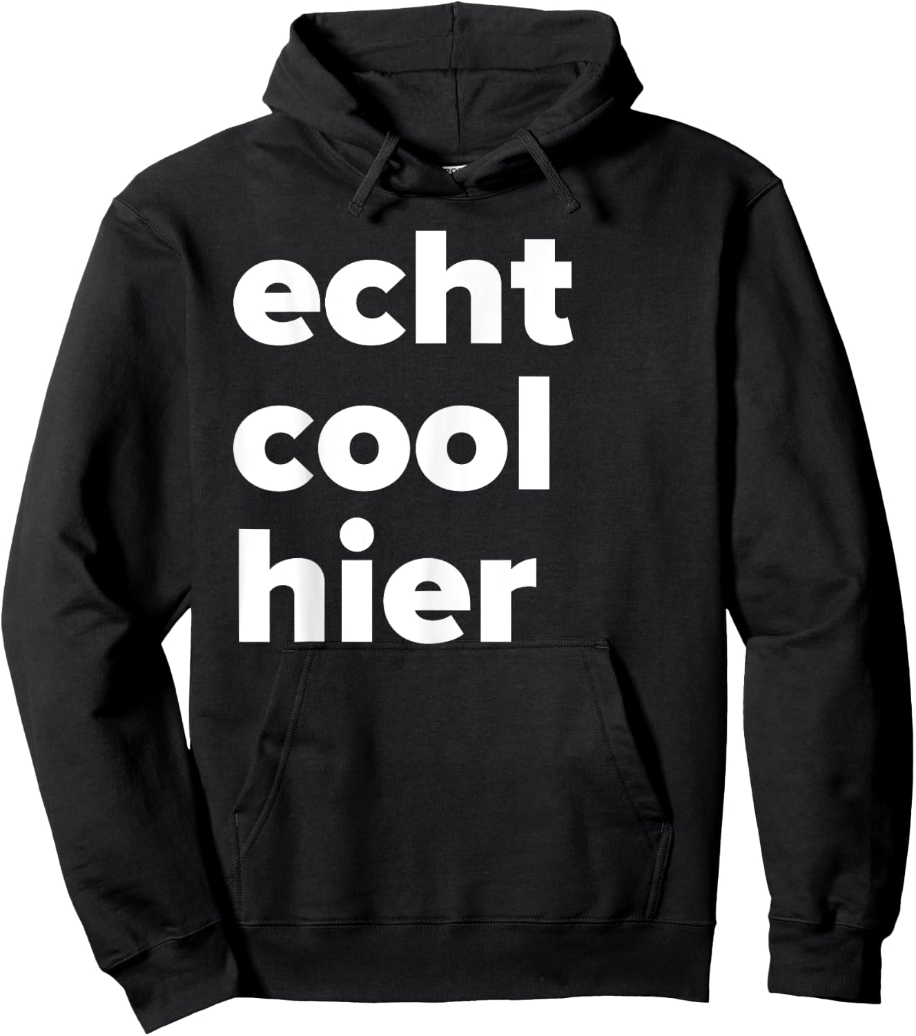 Echt Cool Hier Hoodie - Hoodie | Black