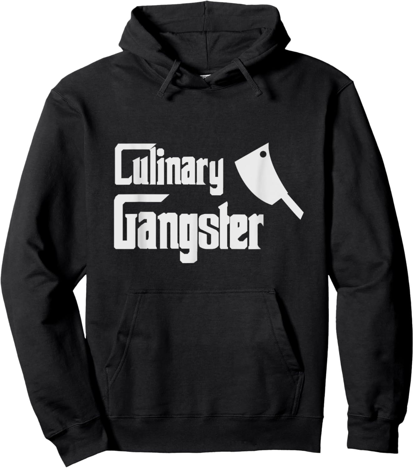 Funny BBQ Cooking , Culinary Gangster Hoodie - Hoodie | Black