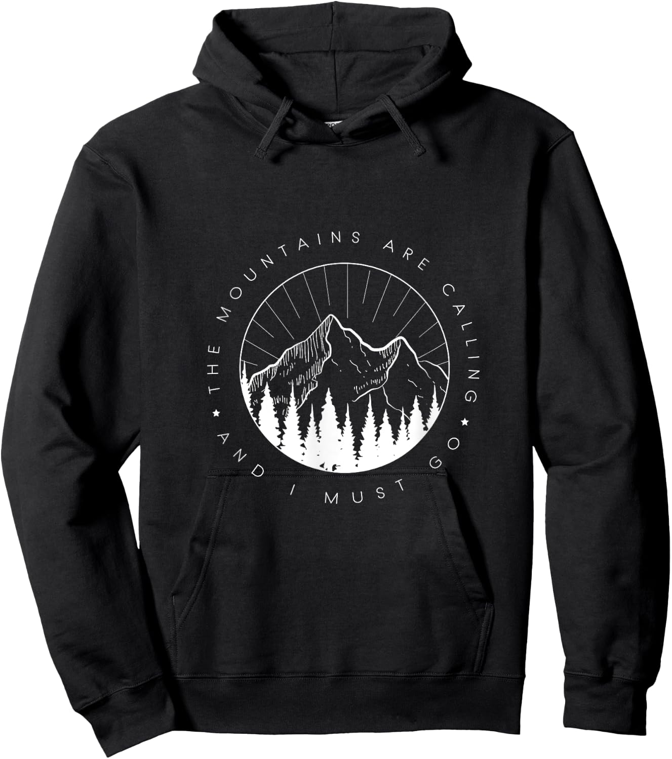 Berg Herren Berghemd Damen Klettern Berge Bergliebe Hoodie - Hoodie | Black