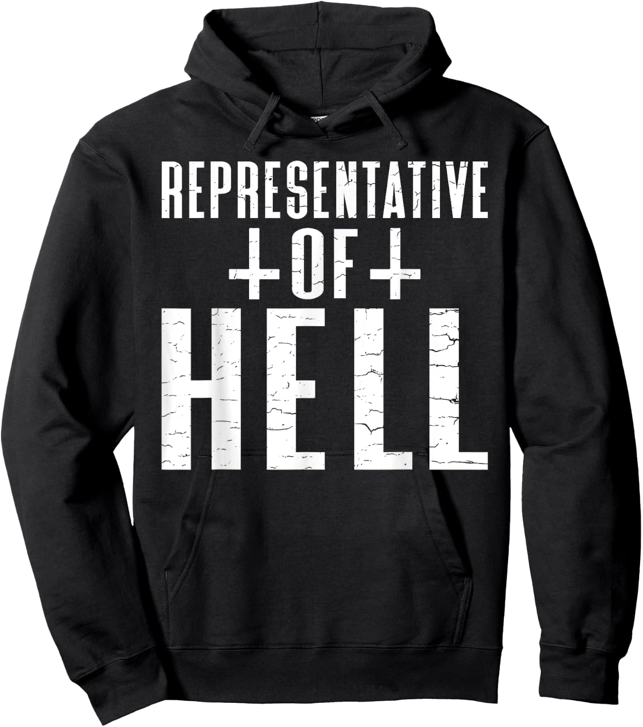 Funny Antichrist Satanism Satanic Occult Satan Goat Atheist Hoodie - Hoodie | Black