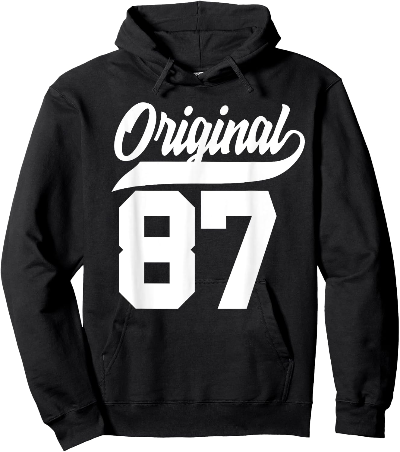 38th Birthday Gift Man Woman Original Vintage Born 1987 Hoodie - Hoodie | Black