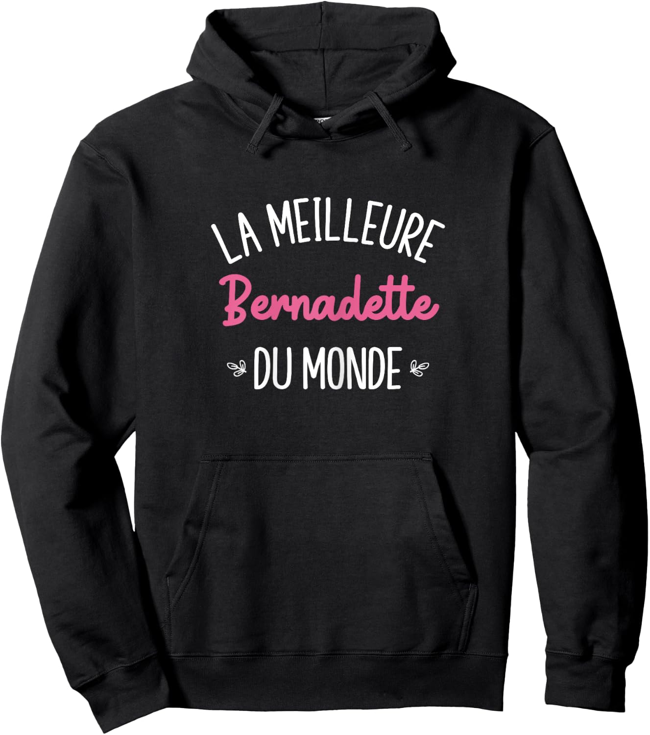 Woman Humor Personalized Gift BFF Name Bernadette , Black, Female X-Small Hoodie - Hoodie | Black