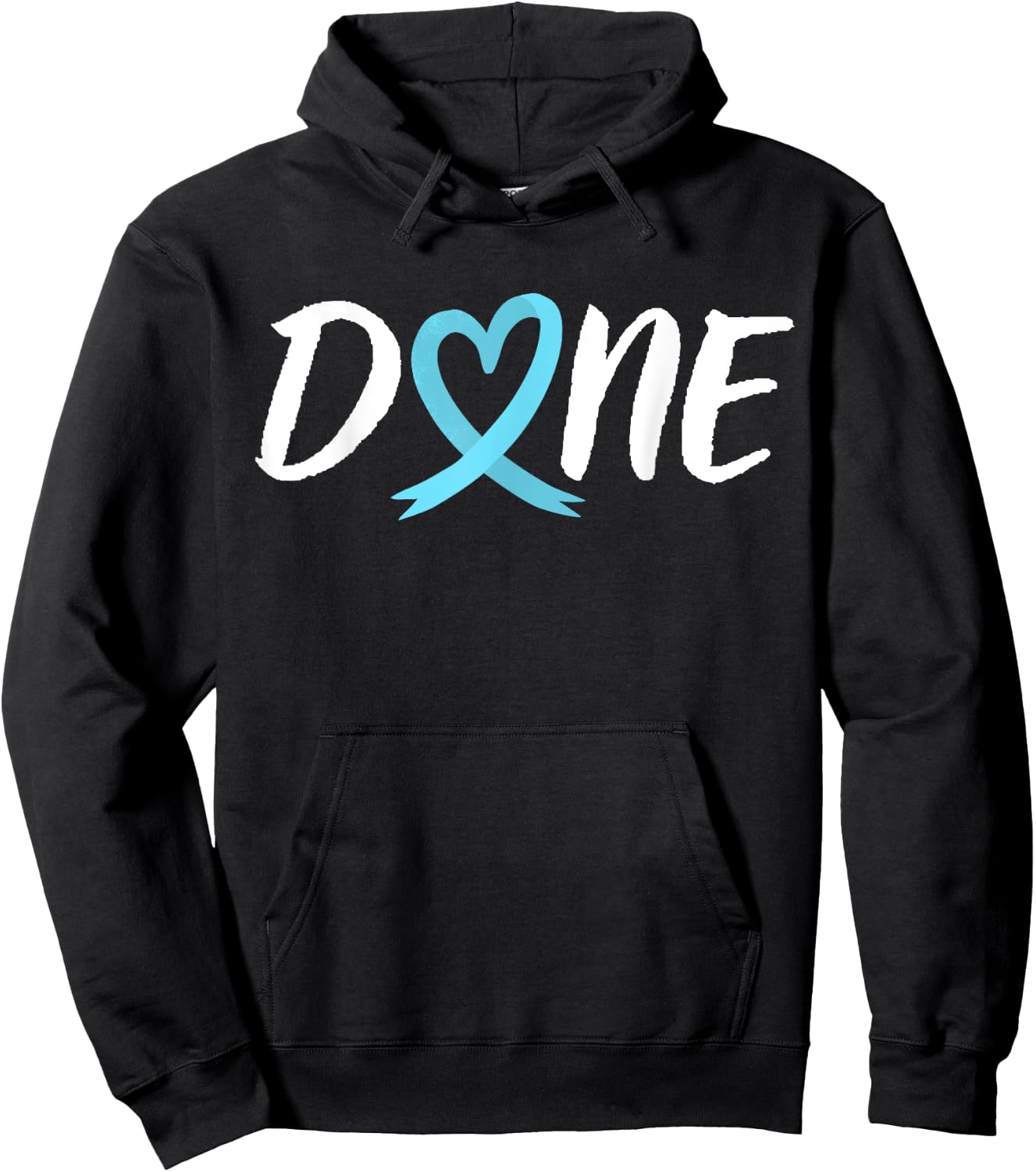 Done Last Day Of Radiation Chemo Prostate Cancer Heart Hoodie - Hoodie | Black