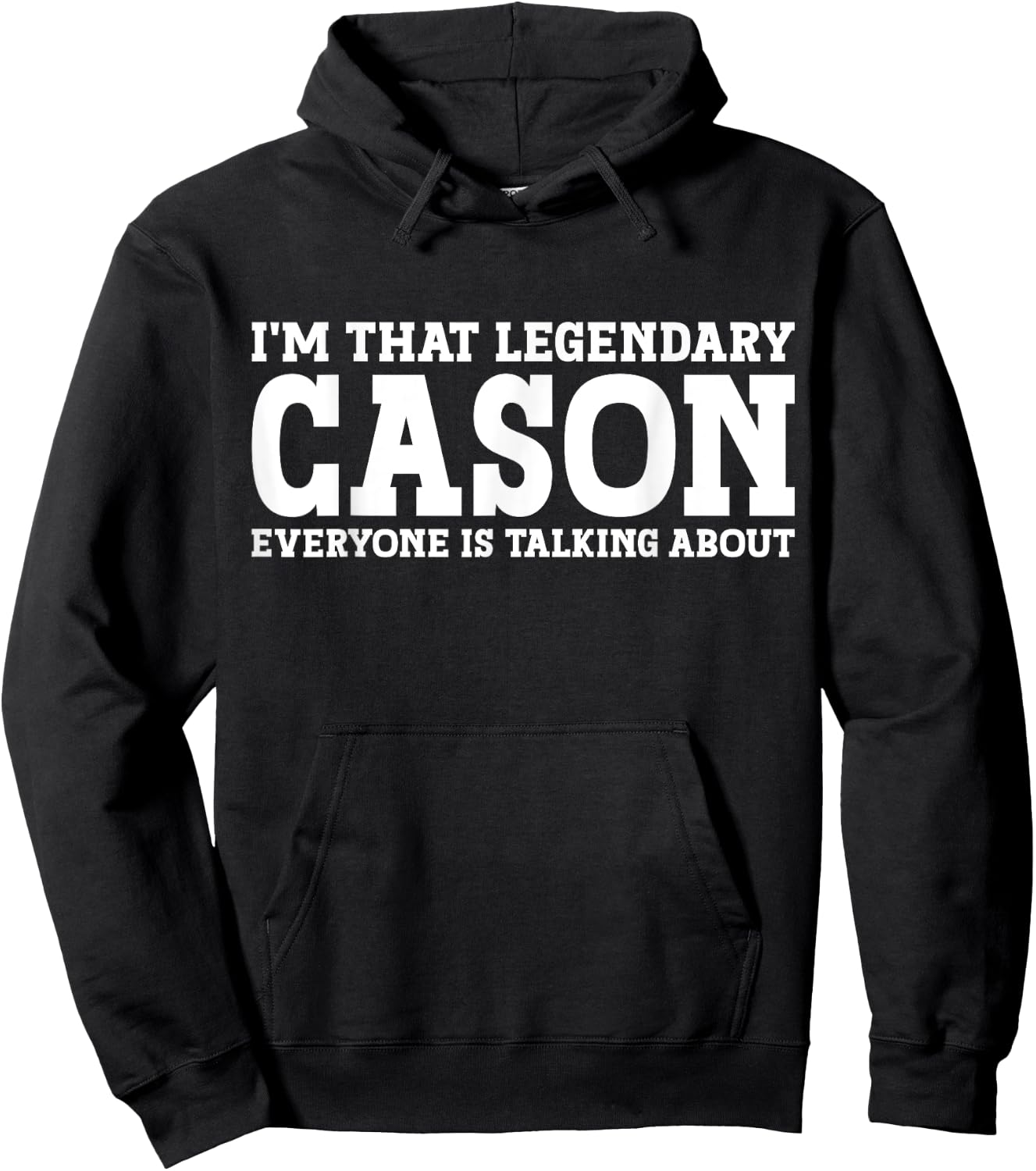 Cason Personal Name Funny Cason Hoodie - Hoodie | Black