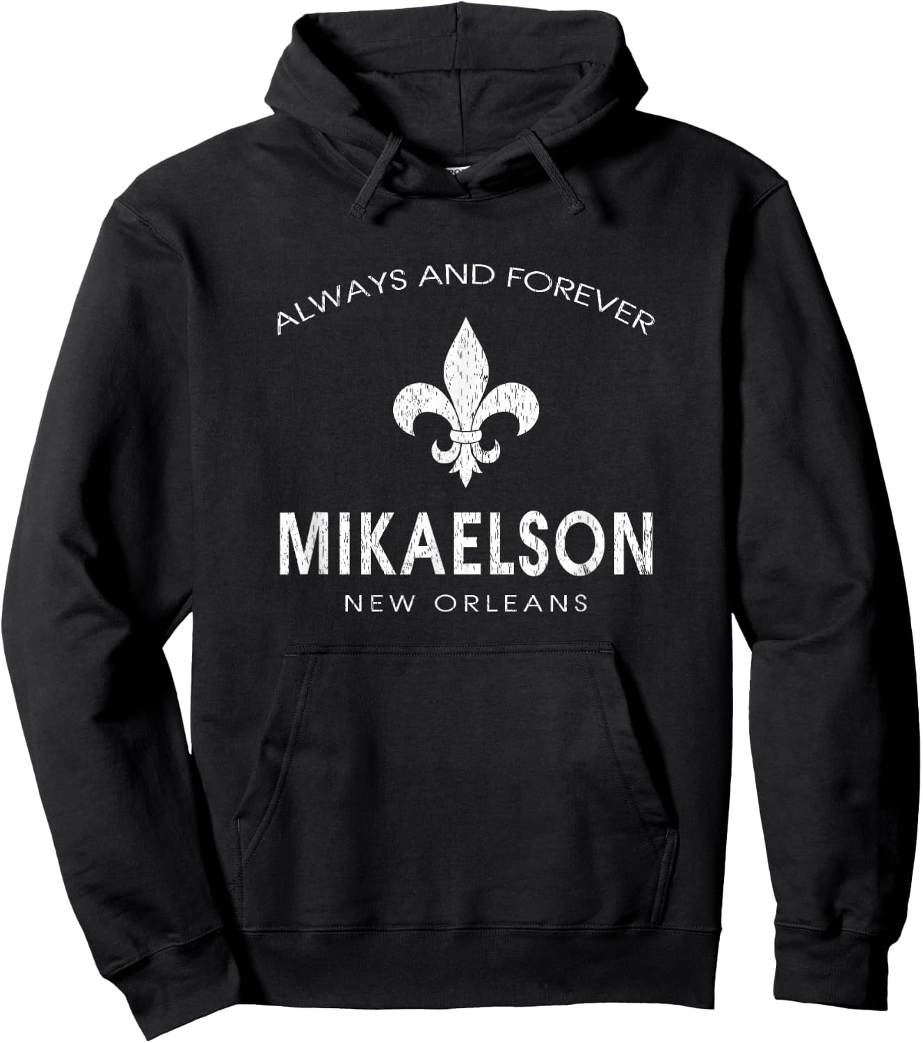 Vintage Town Mikaelson New Orleans Always and Forever , black Hoodie - Hoodie | Black