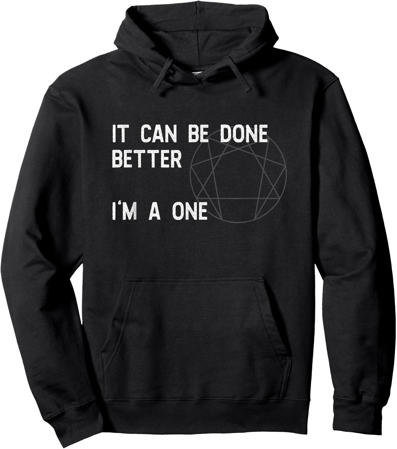 Enneagram Type 1 The Reformer Funny Sentence T Shirt Hoodie - Hoodie | Black