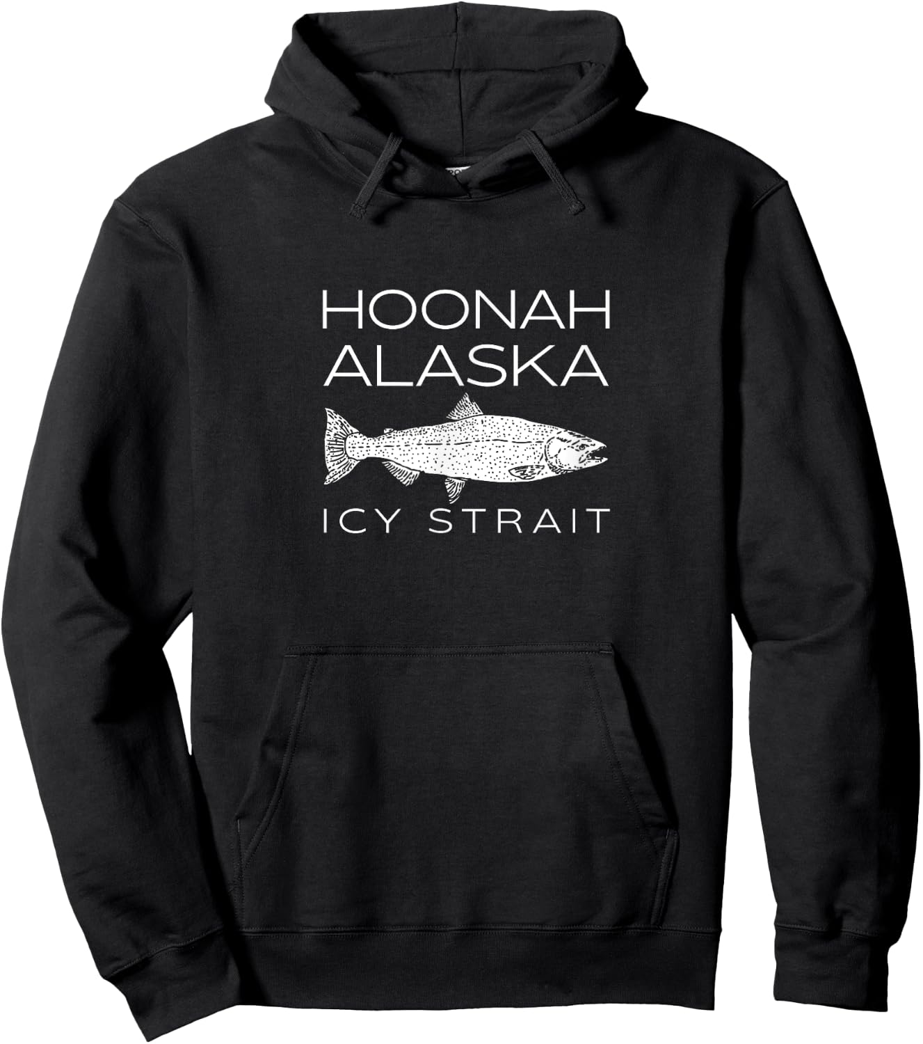 Hoonah Alaska Icy Strait Hoodie - Hoodie | Black