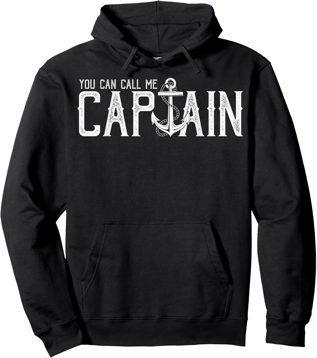 You can Call me Captain Bootsmann Matrose Vintage Kapitän Hoodie - Hoodie | Black
