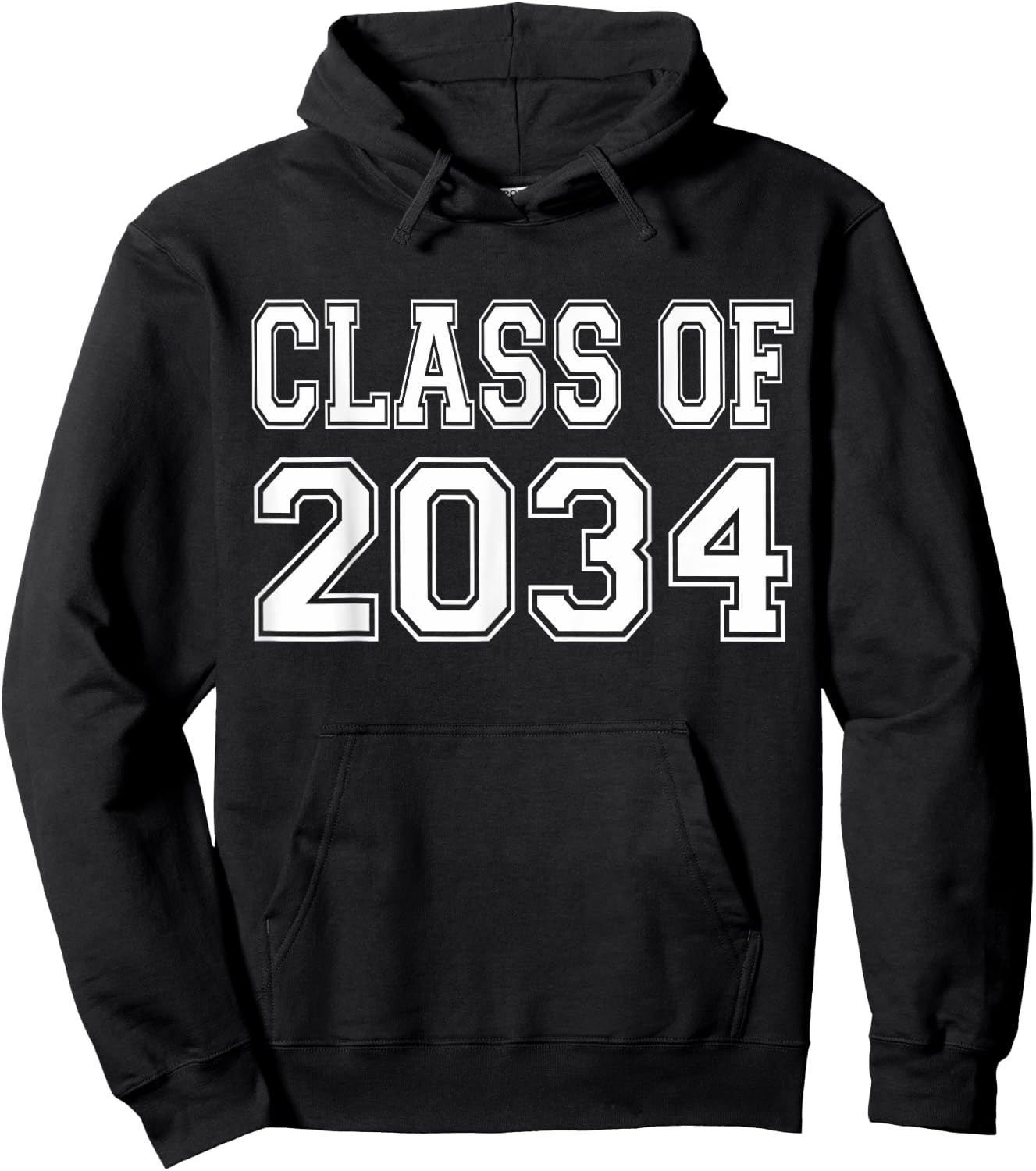 Class of 2034 Grow with Me Hoodie - Hoodie | Black