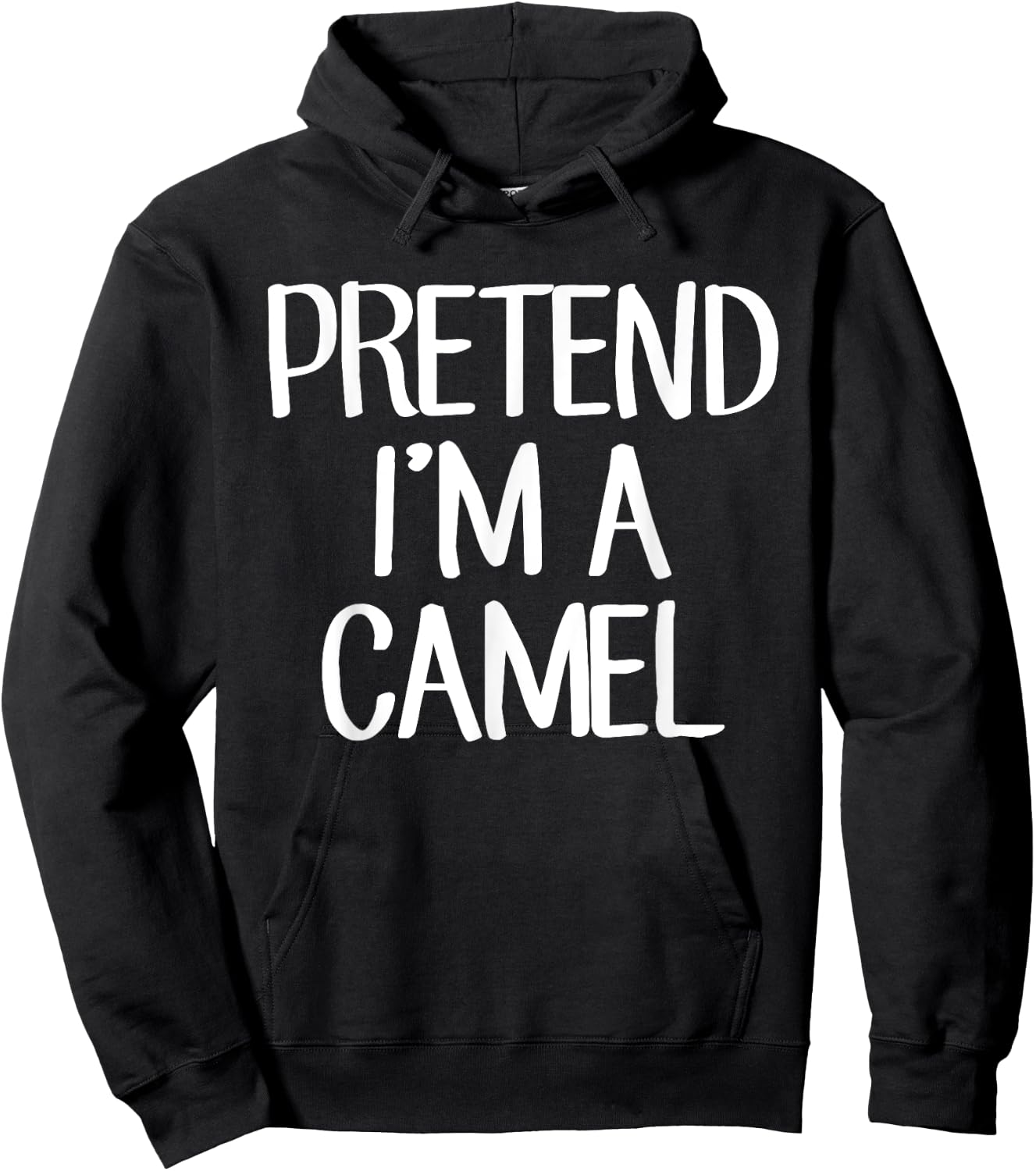 Pretend I'm A Camel Costume Family Lazy Easy Halloween Hoodie - Hoodie | Black