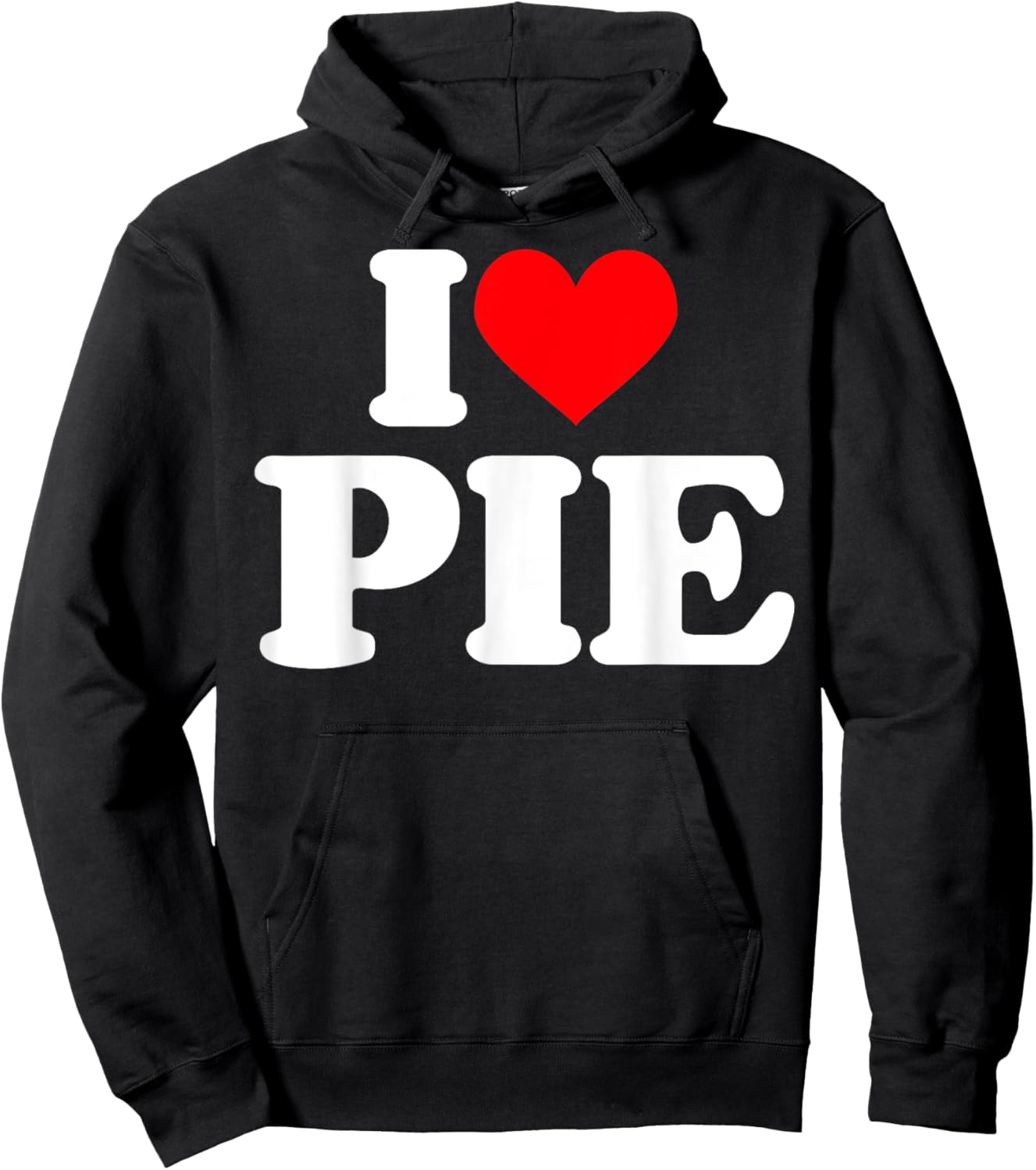 I love Pie Shirt I heart Pie Hoodie - Hoodie | Black